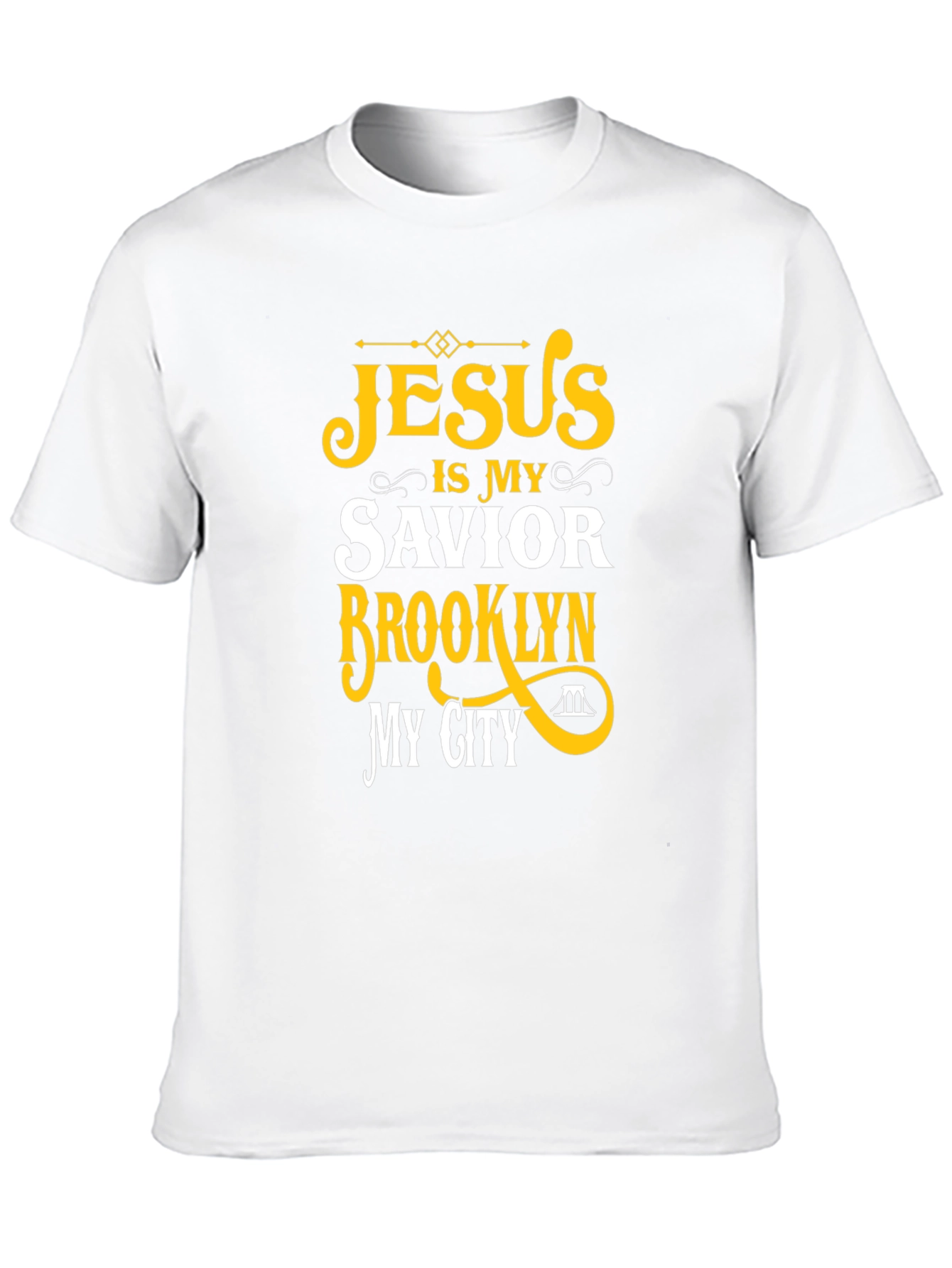 Jesus Is My Savior Brooklyn My City T-Shirt
