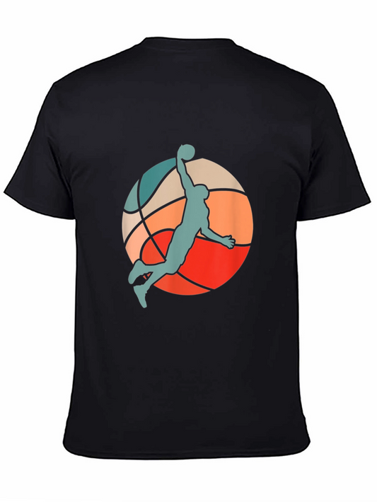 Retro Basketball Slam Dunk Graphic Tee