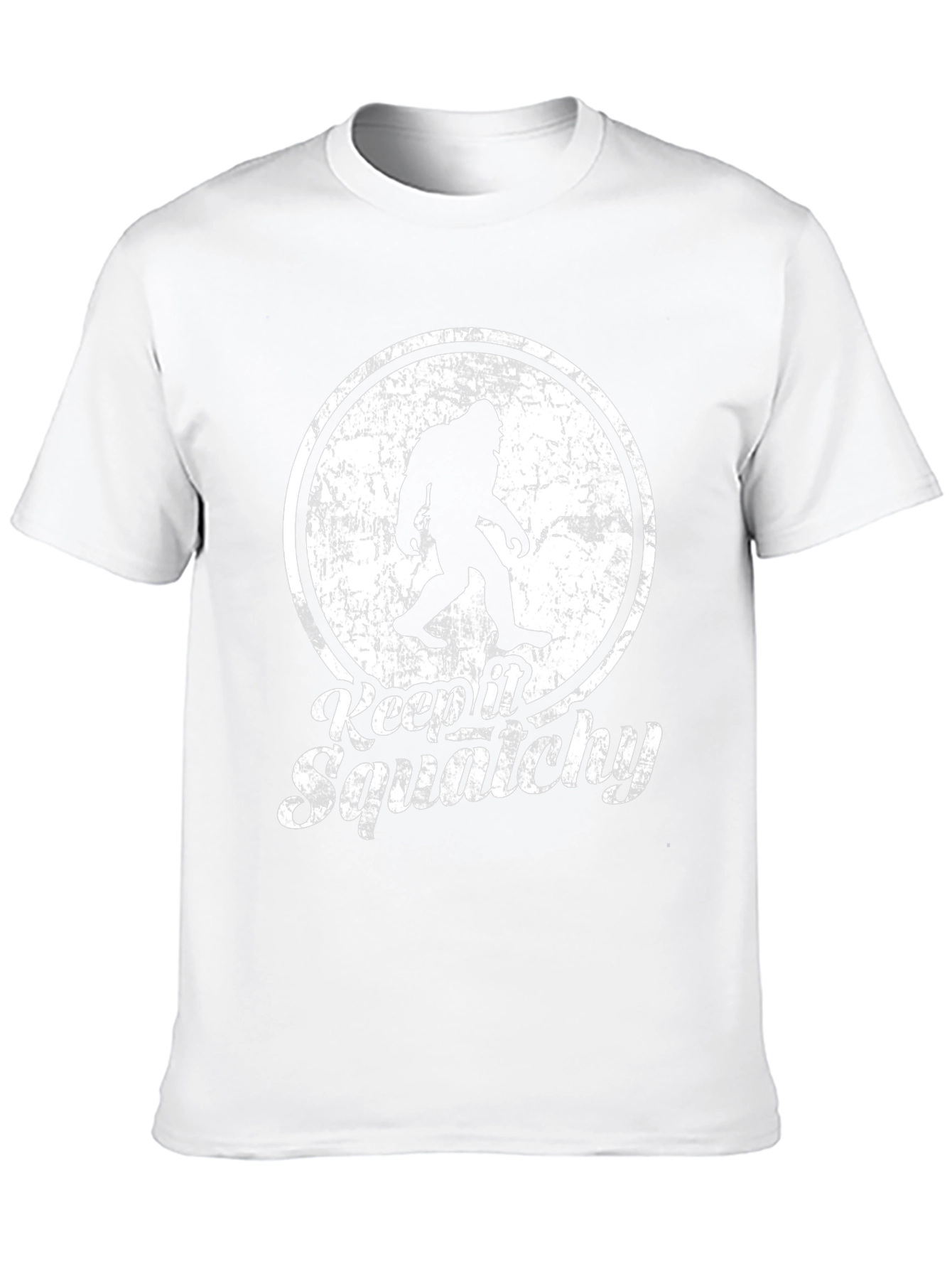 Keep It Squatchy Black T-Shirt - Bigfoot Graphic Tee