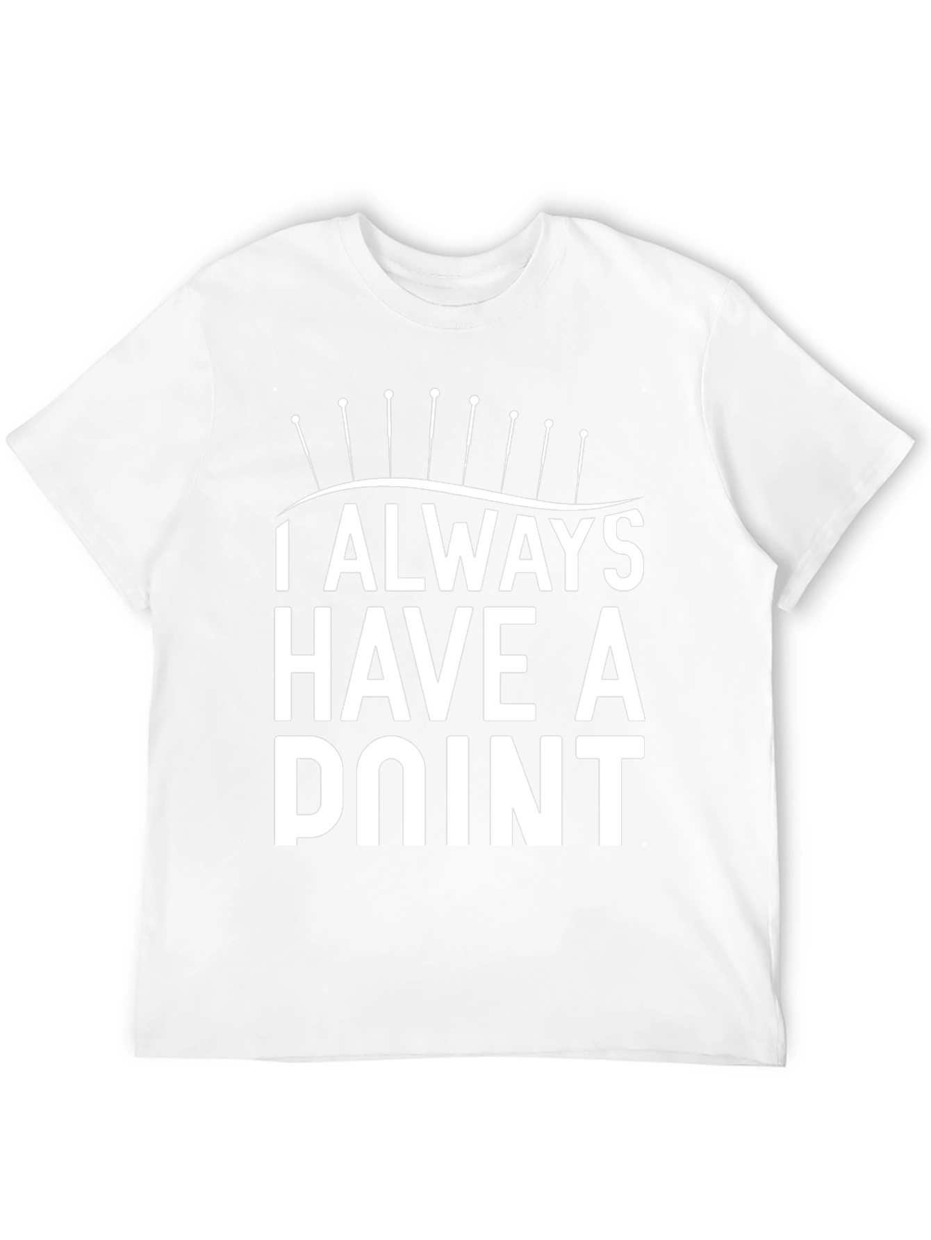 Always Have A Point Black Graphic T-Shirt