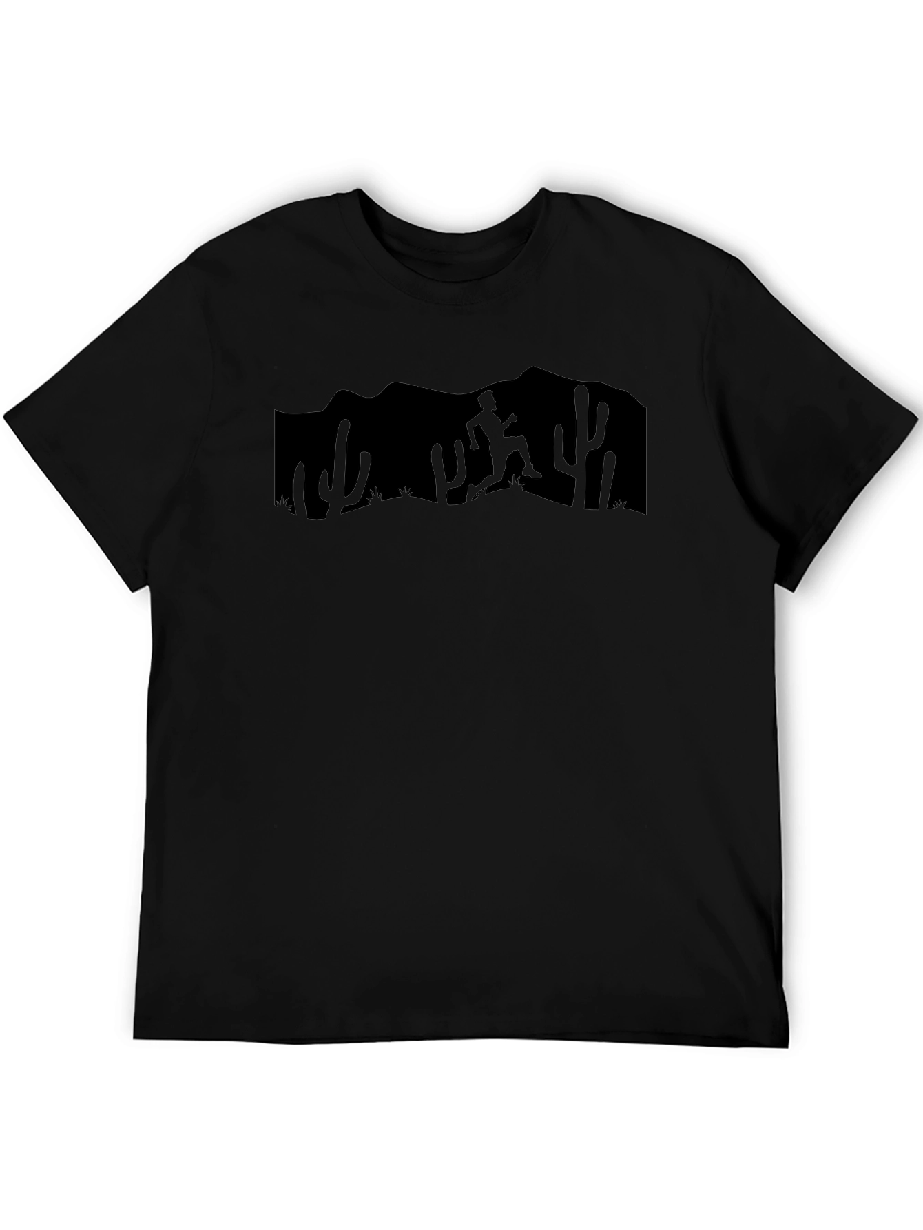 Desert Runner Graphic Tee - Mens Black T-Shirt