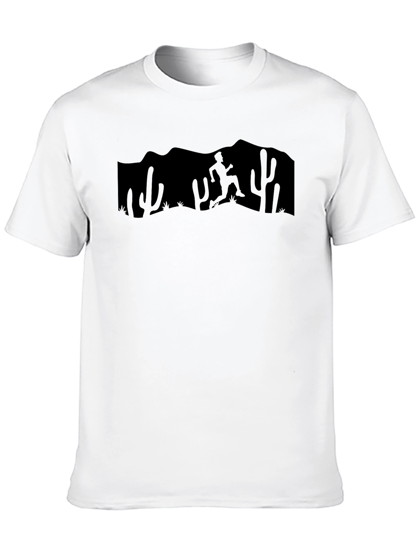 Desert Runner Graphic Tee - Mens Black T-Shirt