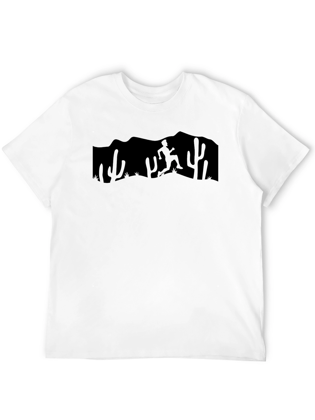 Desert Runner Graphic Tee - Mens Black T-Shirt