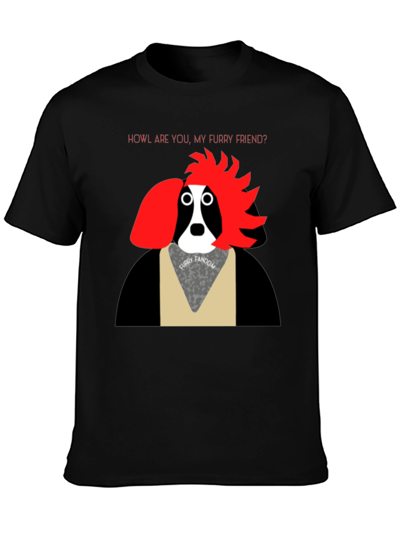 Furry Friend T-Shirt: Howl Are You? Graphic Tee