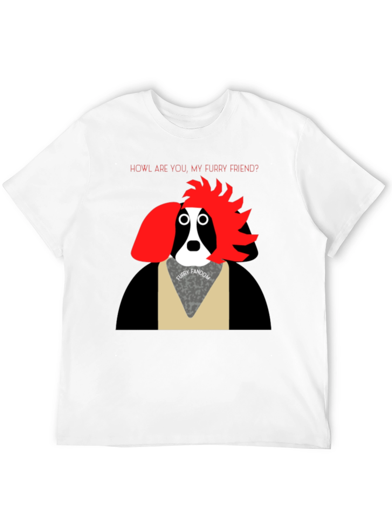Furry Friend T-Shirt: Howl Are You? Graphic Tee