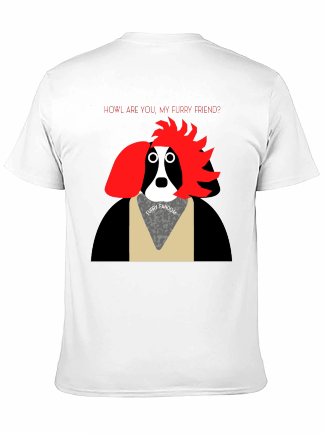 Furry Friend T-Shirt: Howl Are You? Graphic Tee