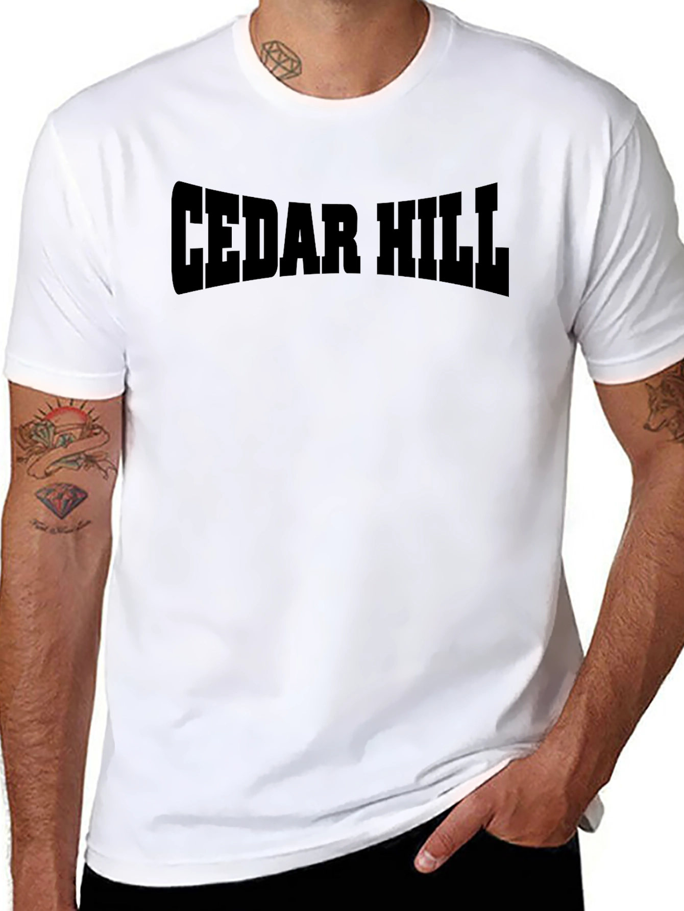 Cedar Hill Graphic Tee - Mens Black T-Shirt