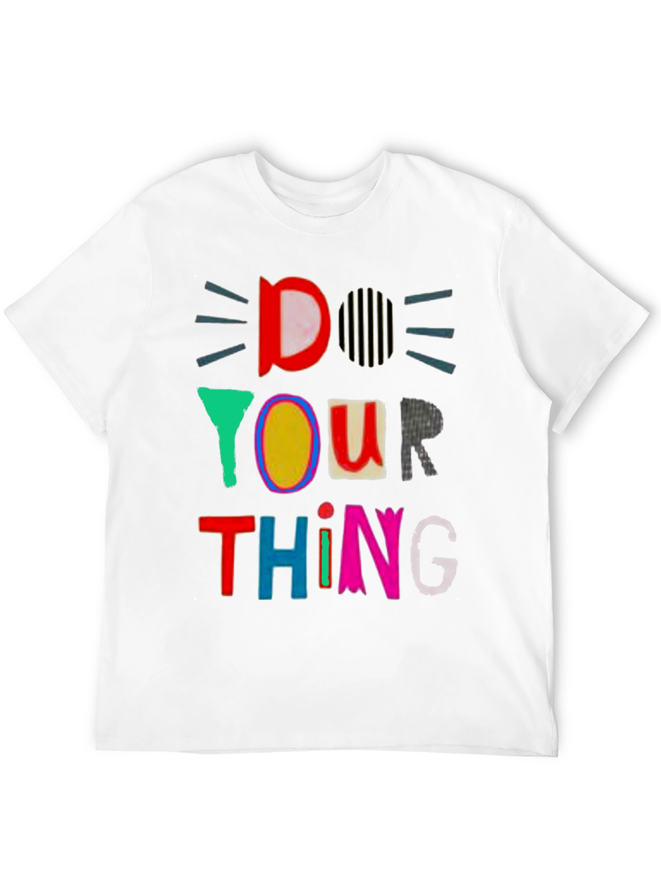 Do Your Thing Graphic Tee - Black Cotton T-Shirt