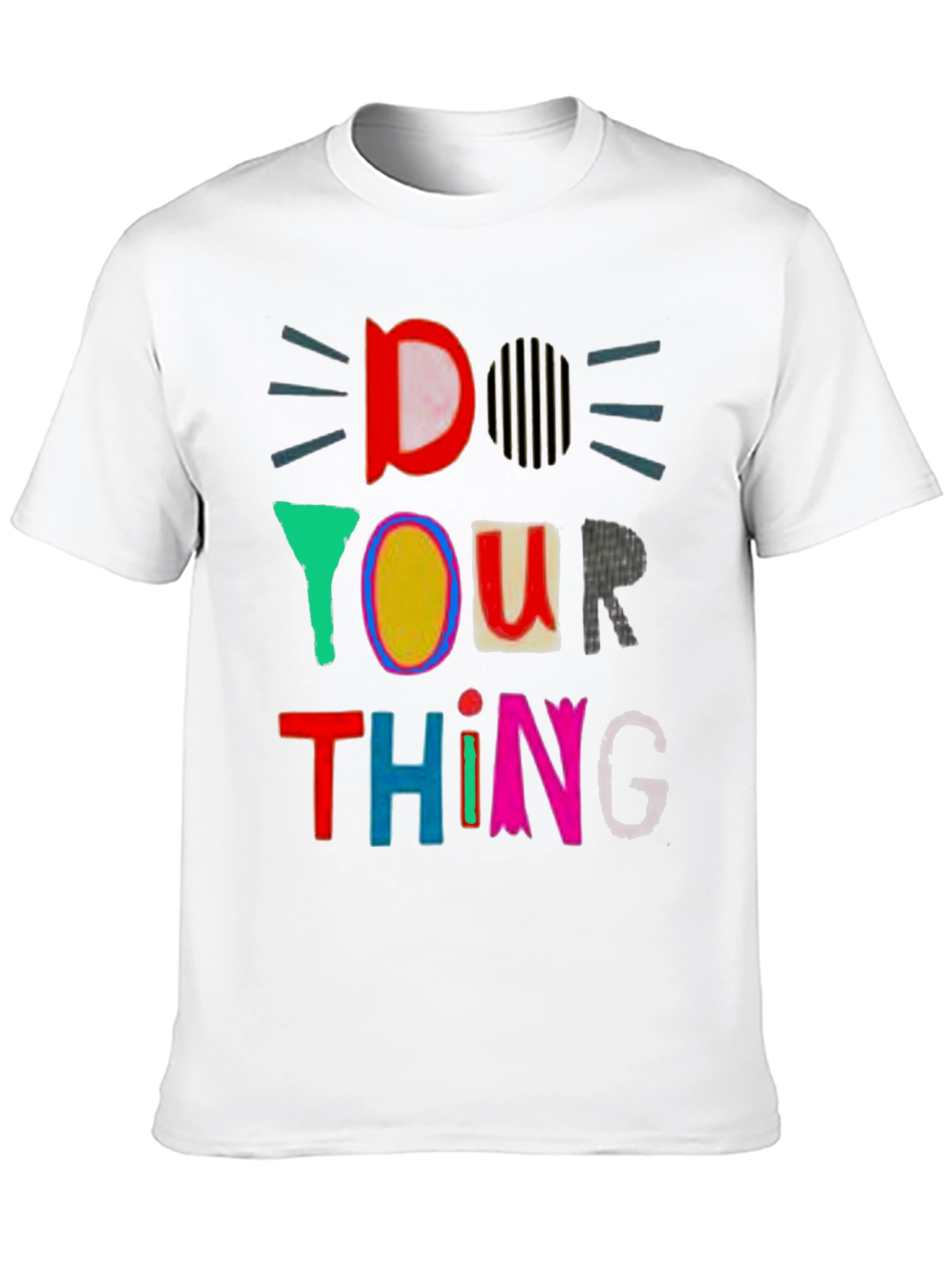 Do Your Thing Graphic Tee - Black Cotton T-Shirt
