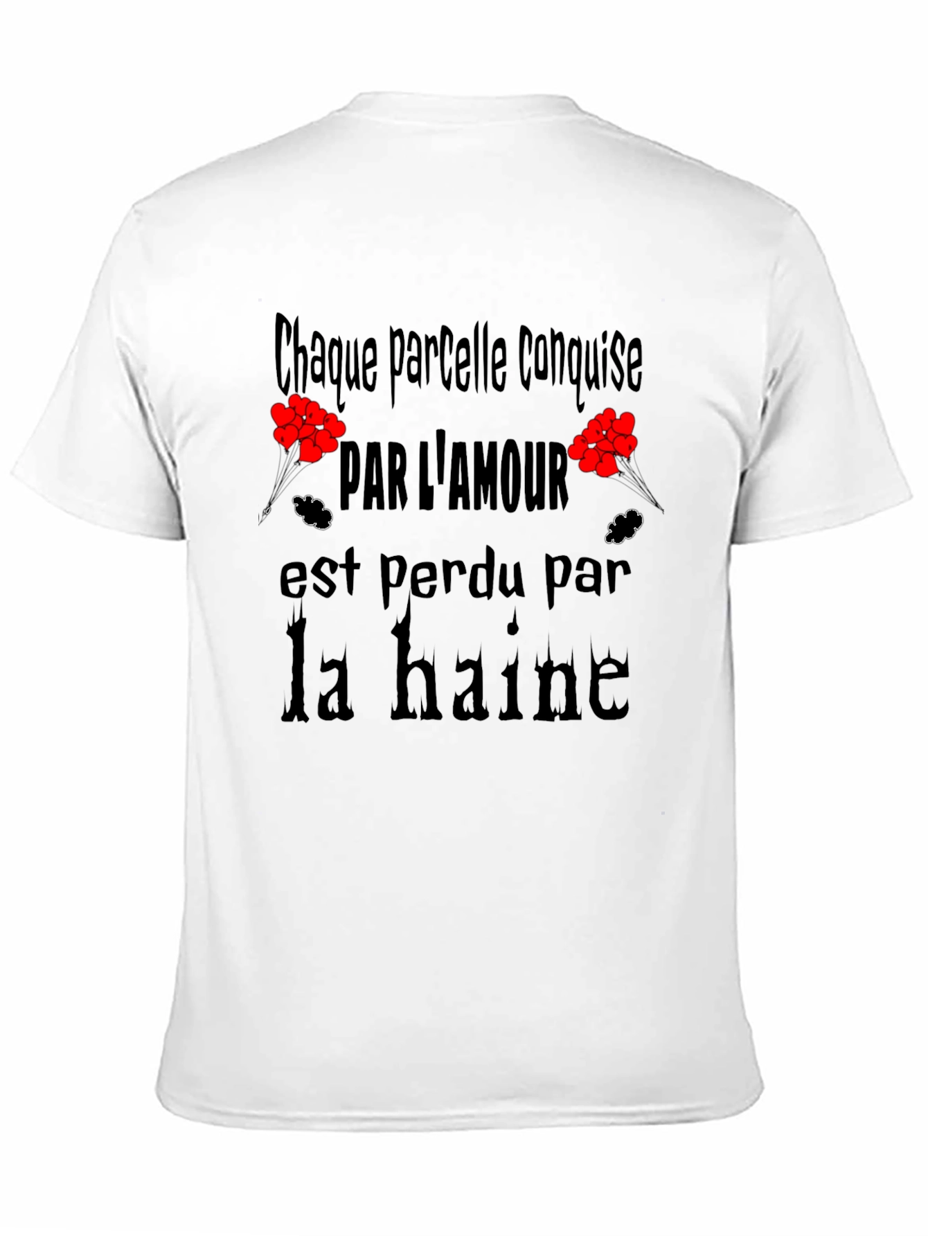 Romantic French Love Hate T-Shirt