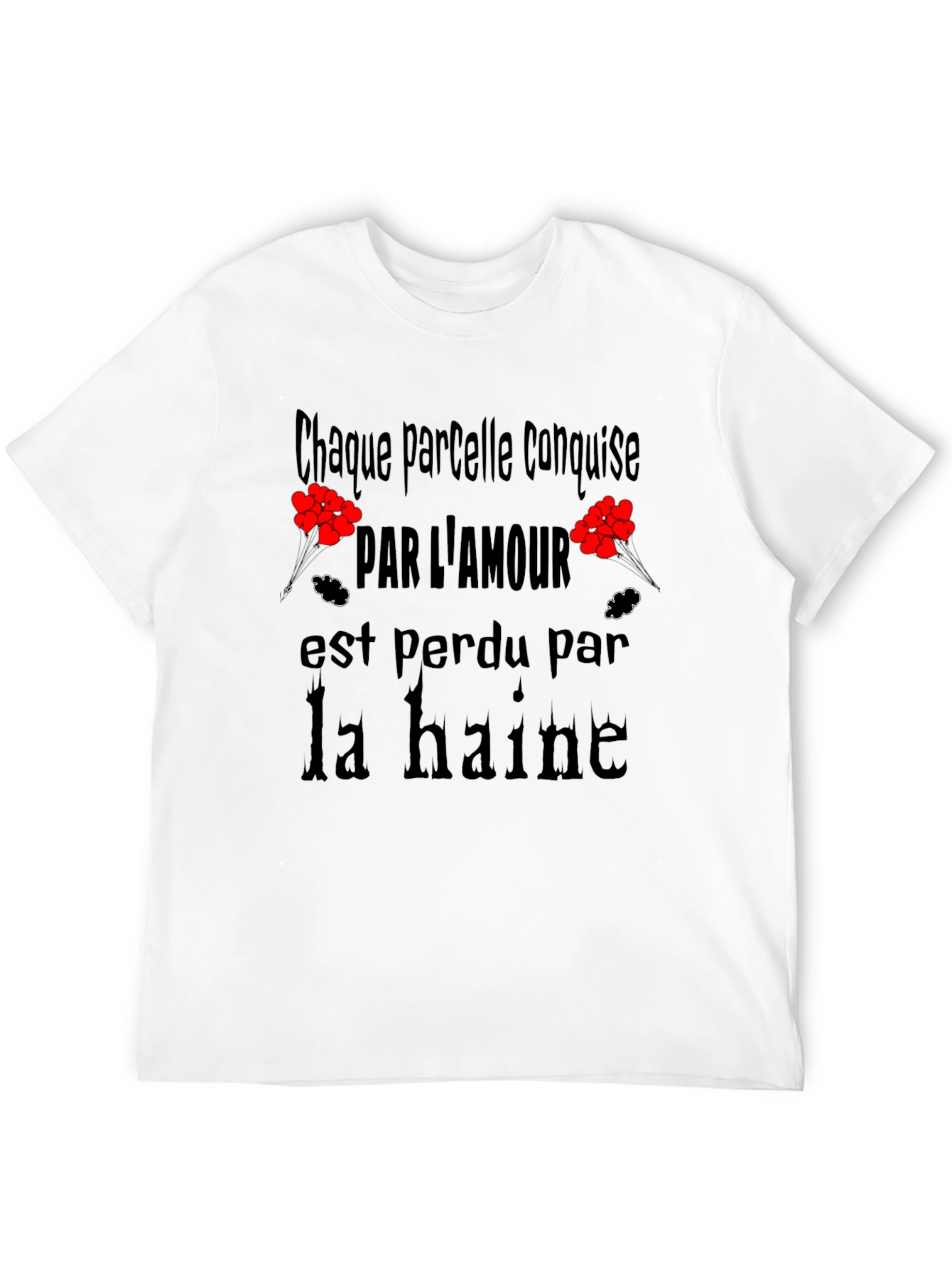 Romantic French Love Hate T-Shirt