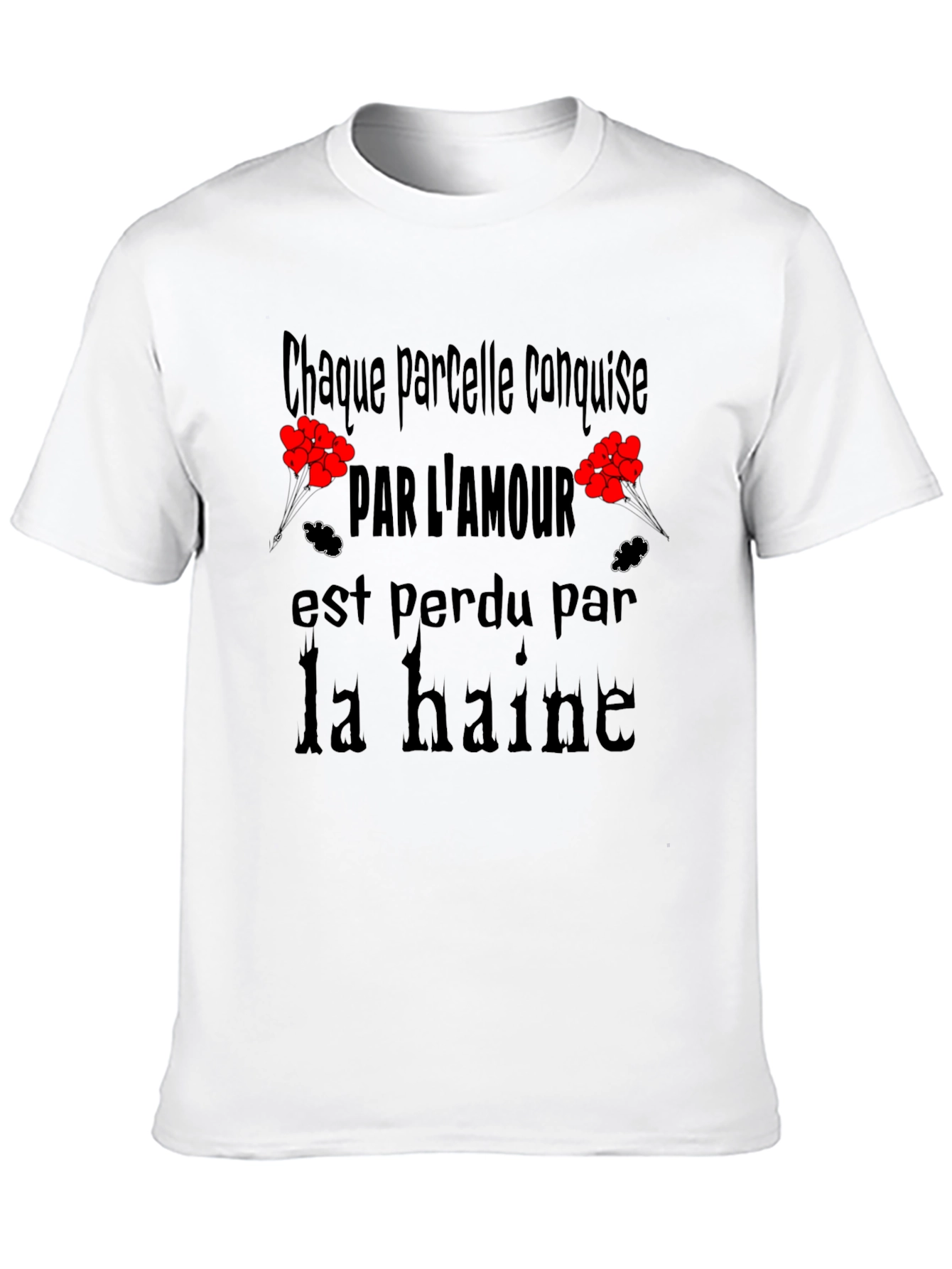 Romantic French Love Hate T-Shirt