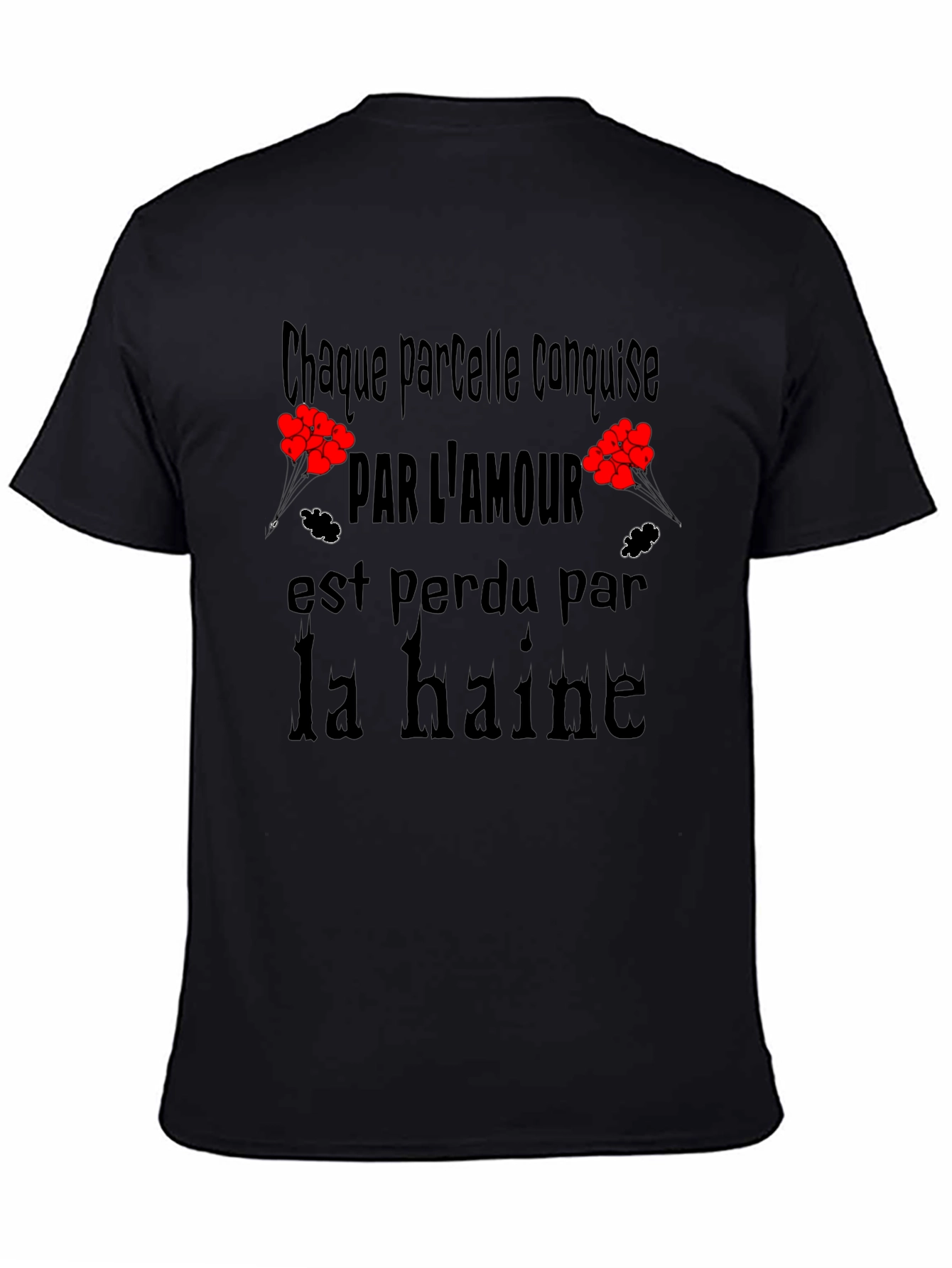 Romantic French Love Hate T-Shirt