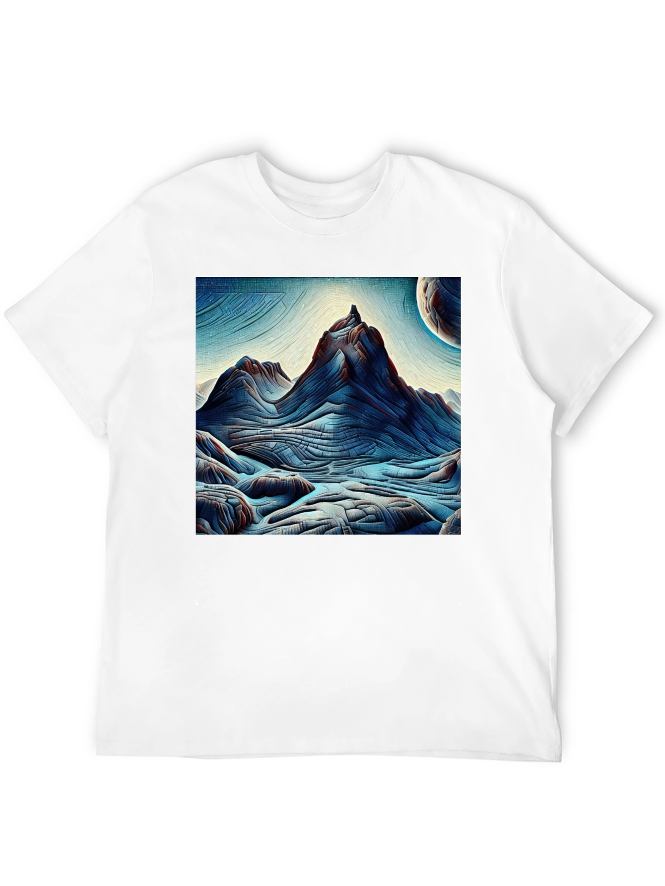 Abstract Mountain Graphic Tee