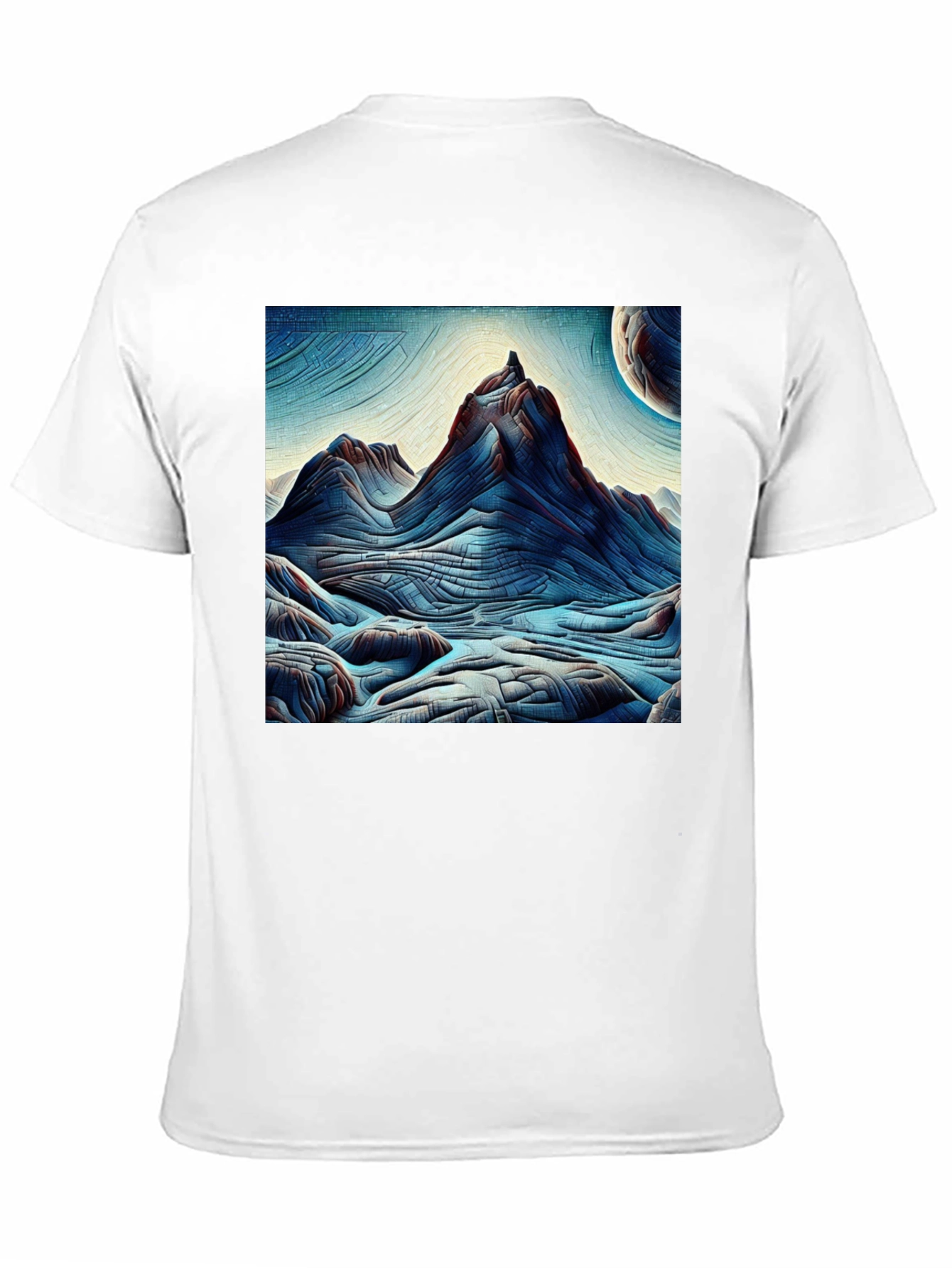 Abstract Mountain Graphic Tee