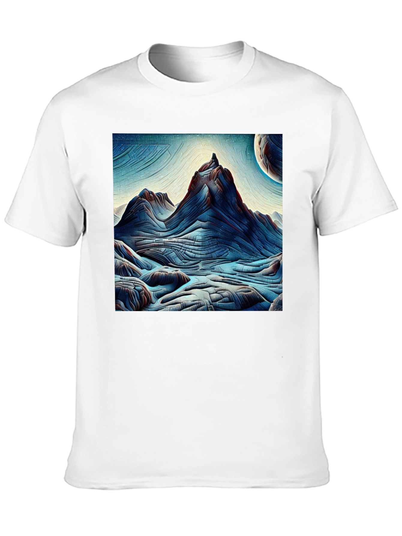 Abstract Mountain Graphic Tee