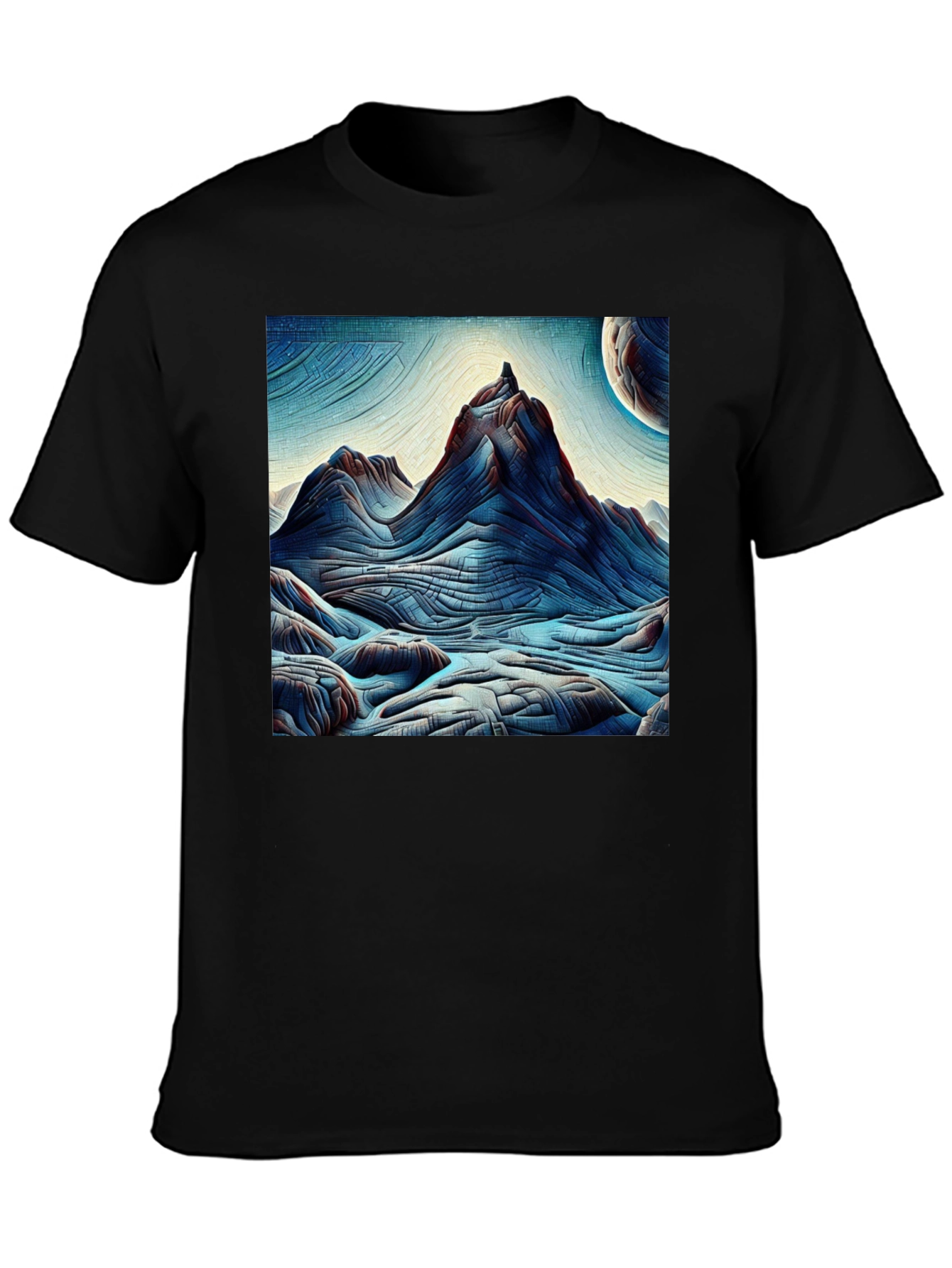Abstract Mountain Graphic Tee