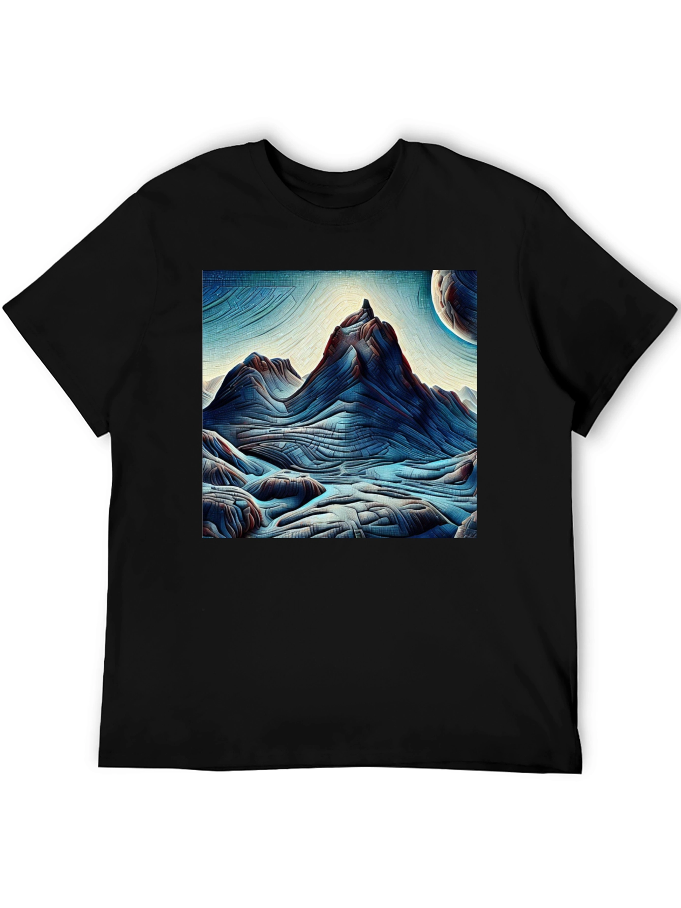 Abstract Mountain Graphic Tee