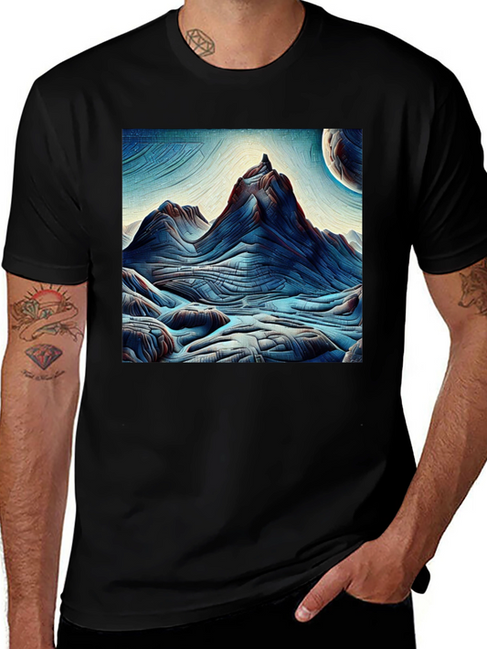 Abstract Mountain Graphic Tee