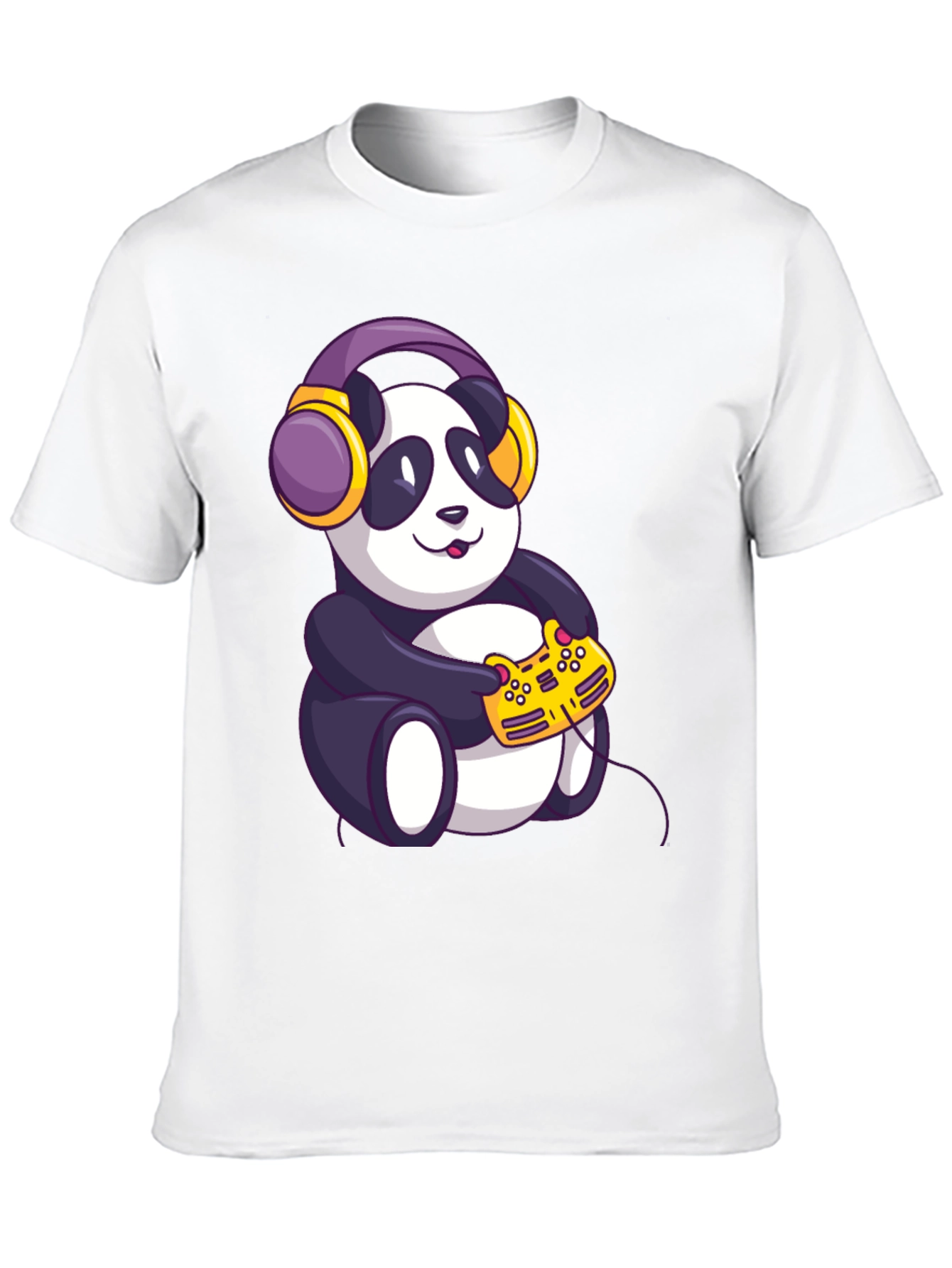 Gamer Panda T-Shirt - Playful Graphic Tee