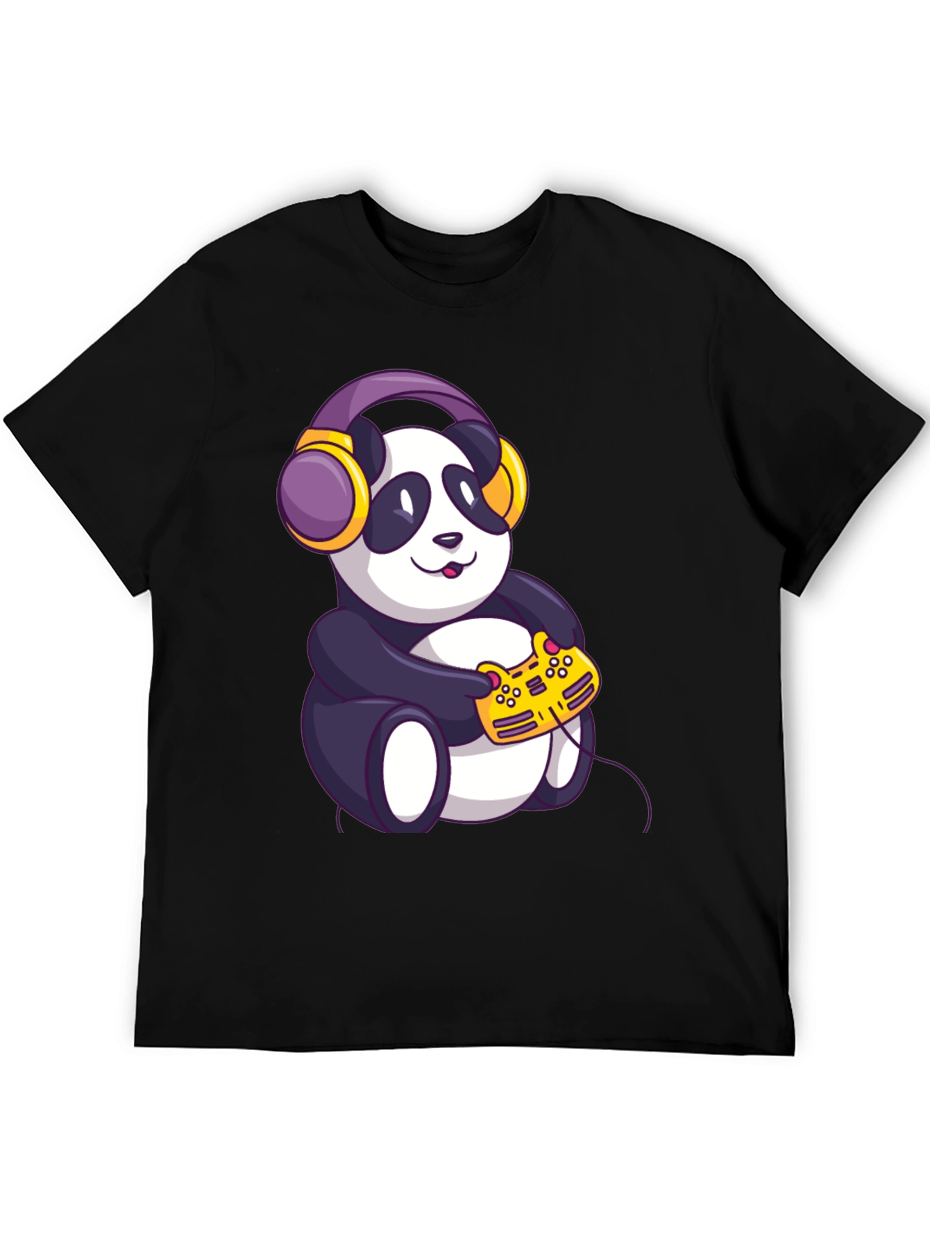 Gamer Panda T-Shirt - Playful Graphic Tee