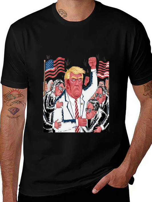 Trump Political Cartoon T-Shirt