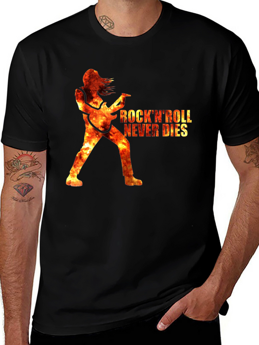 Rock n Roll Never Dies Graphic Tee