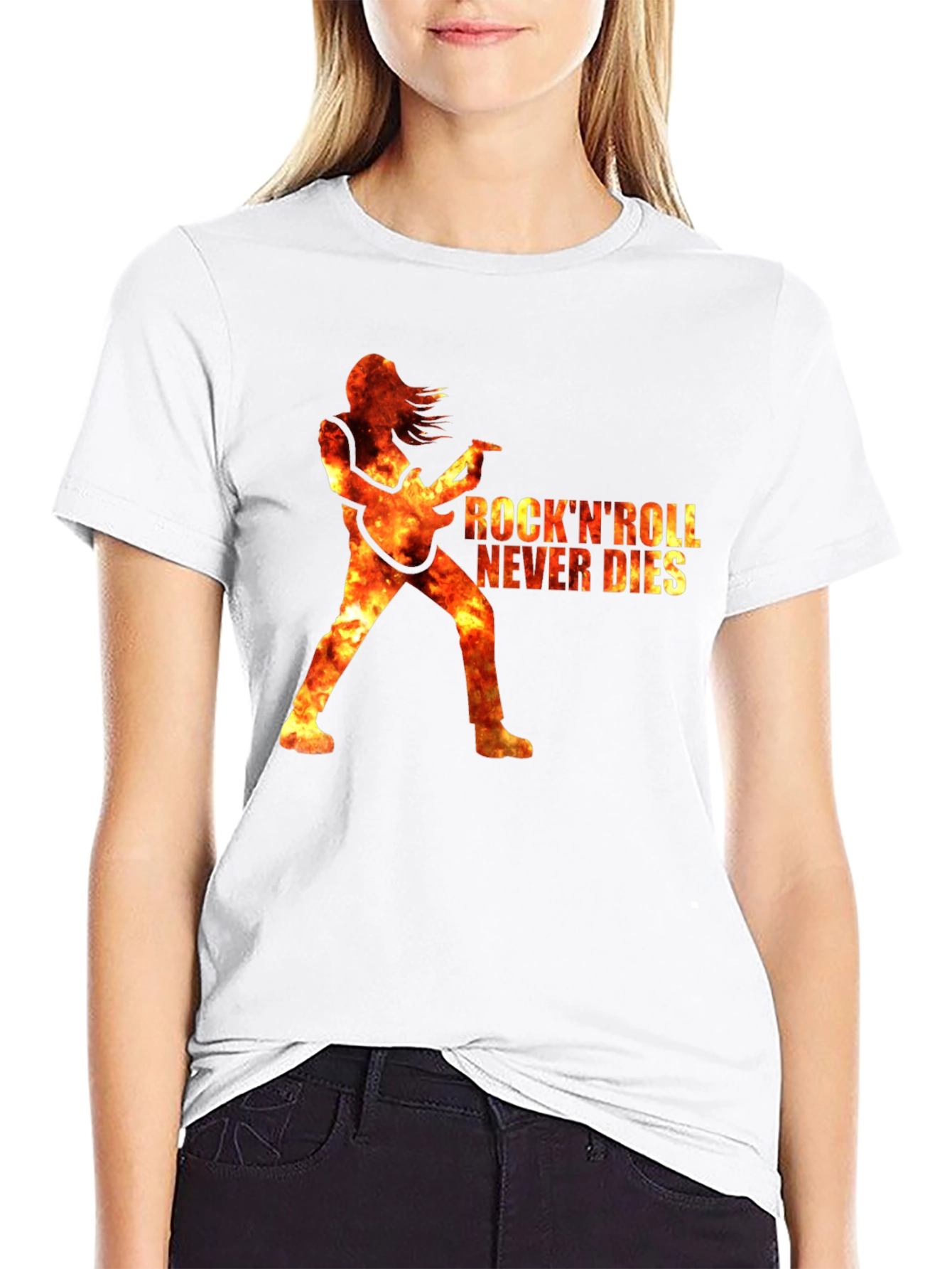 Rock n Roll Never Dies Graphic Tee