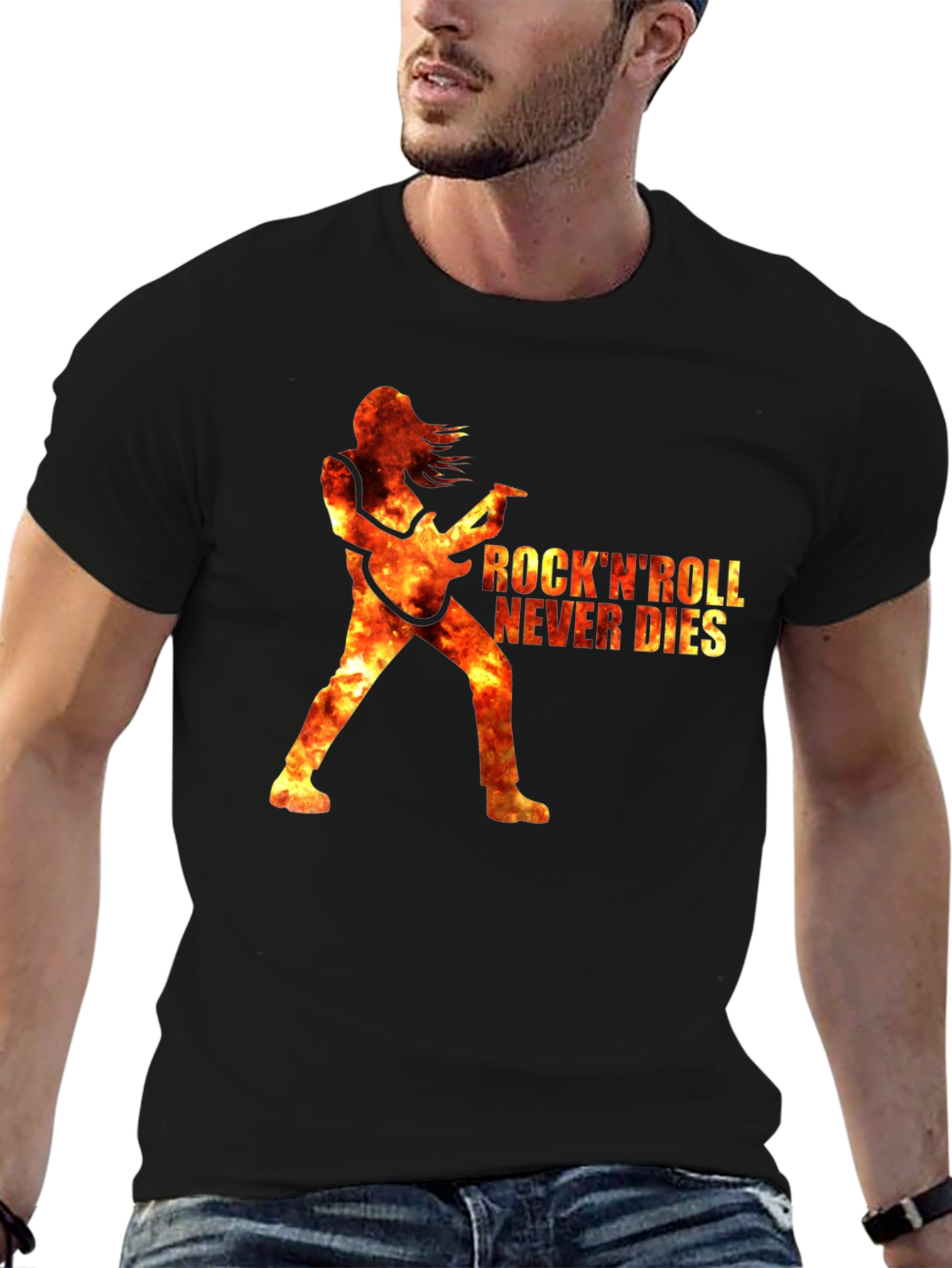 Rock n Roll Never Dies Graphic Tee