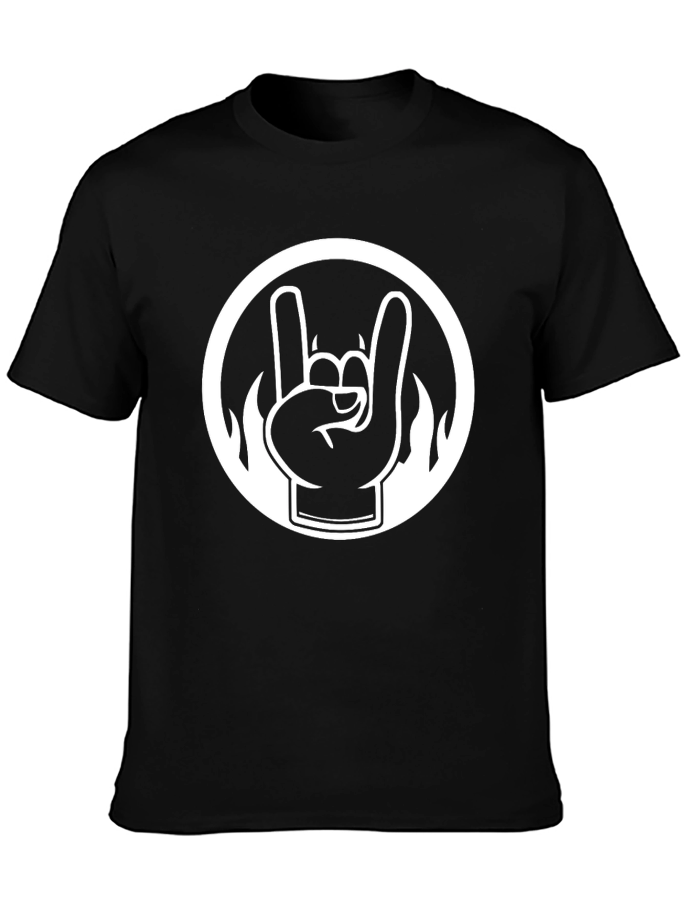Rock On T-Shirt - Black Graphic Tee
