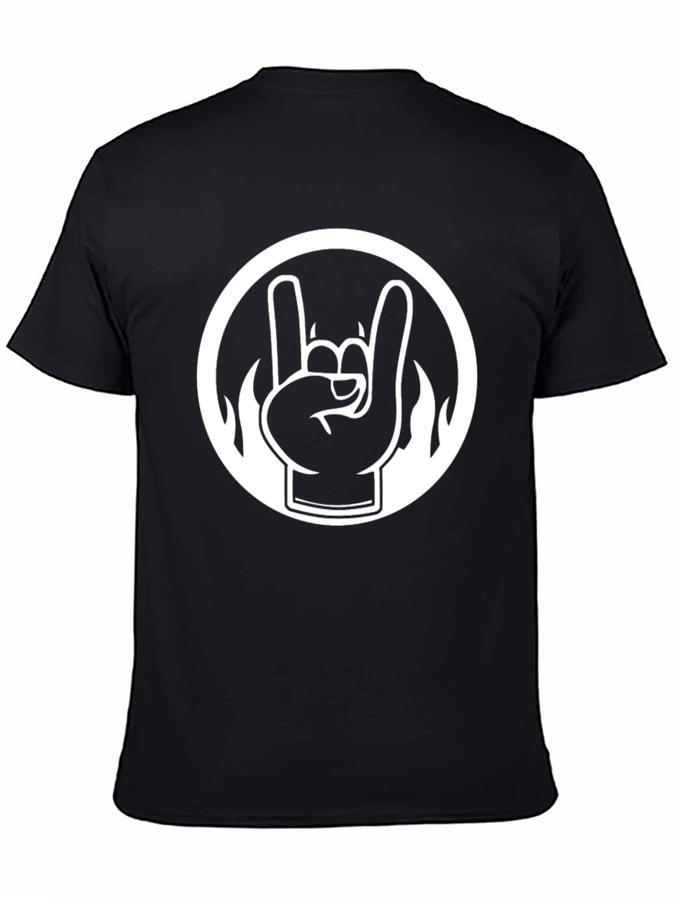 Rock On T-Shirt - Black Graphic Tee