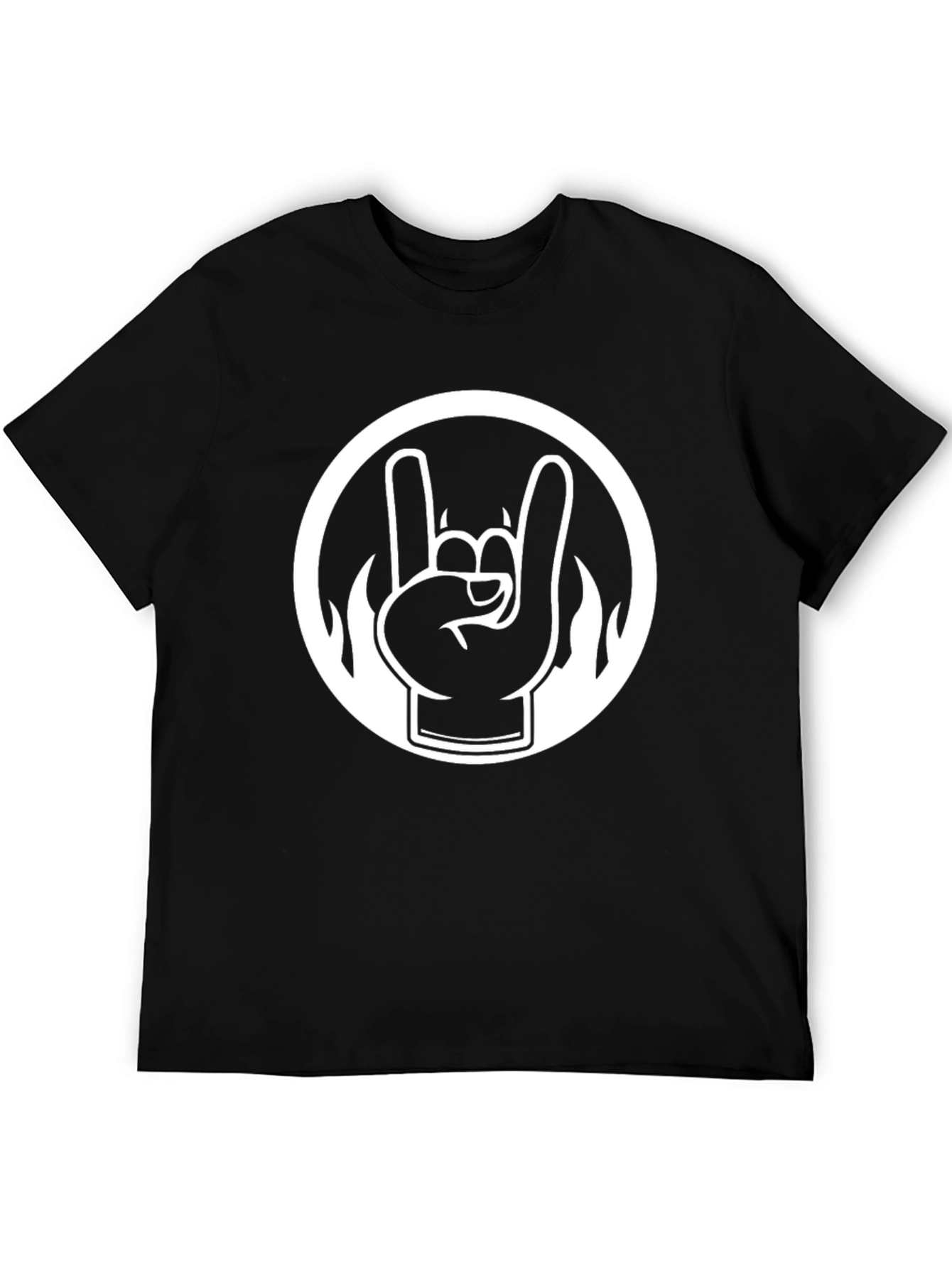 Rock On T-Shirt - Black Graphic Tee