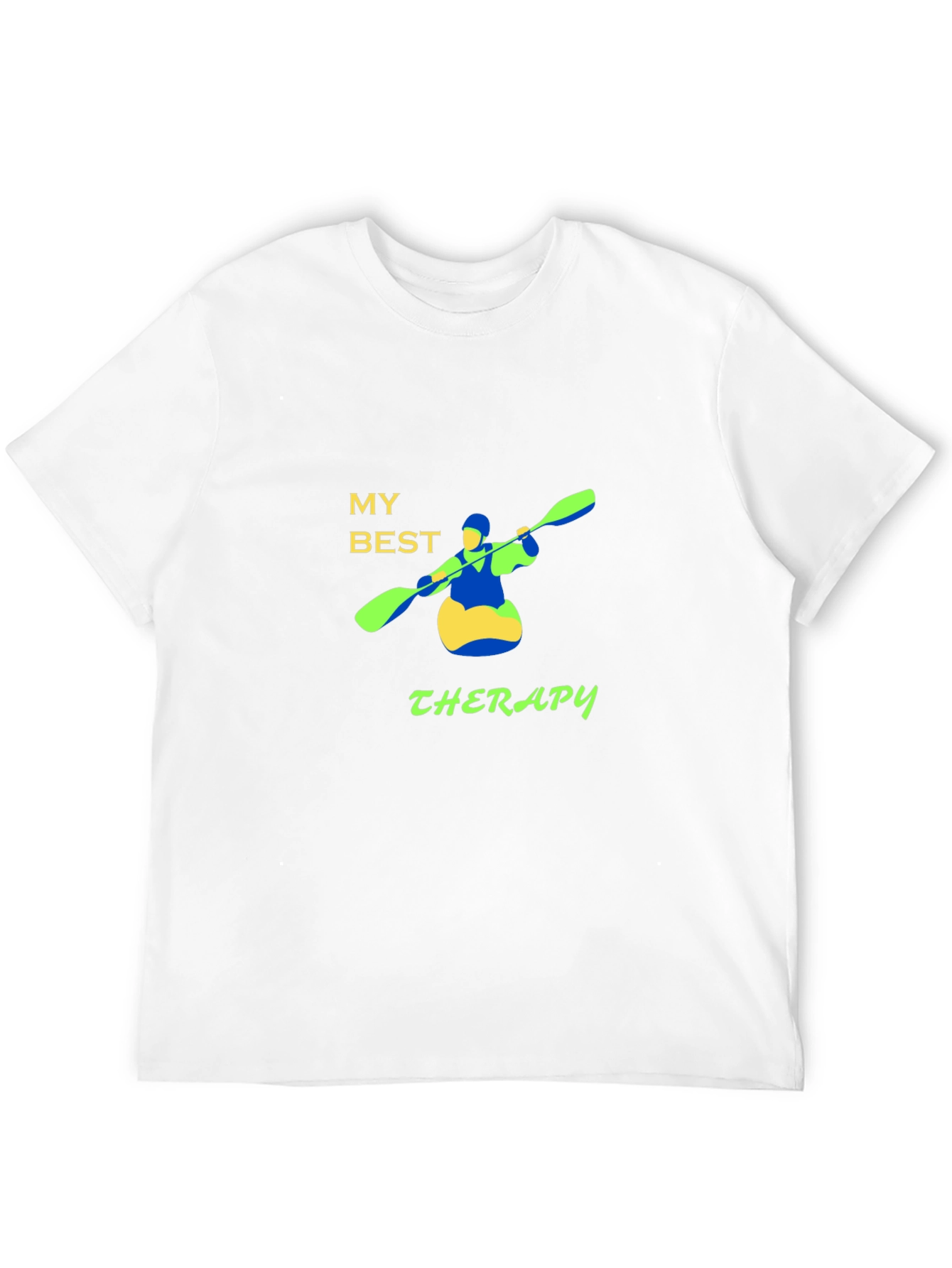 My Best Therapy Kayak Graphic T-Shirt