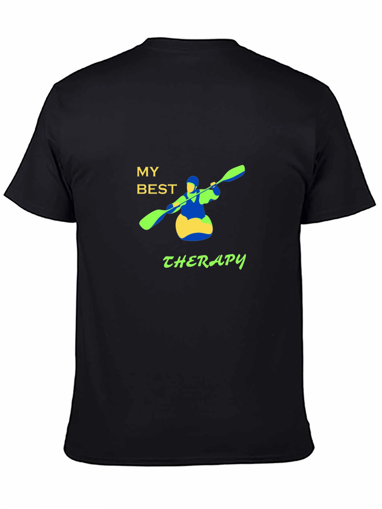 My Best Therapy Kayak Graphic T-Shirt