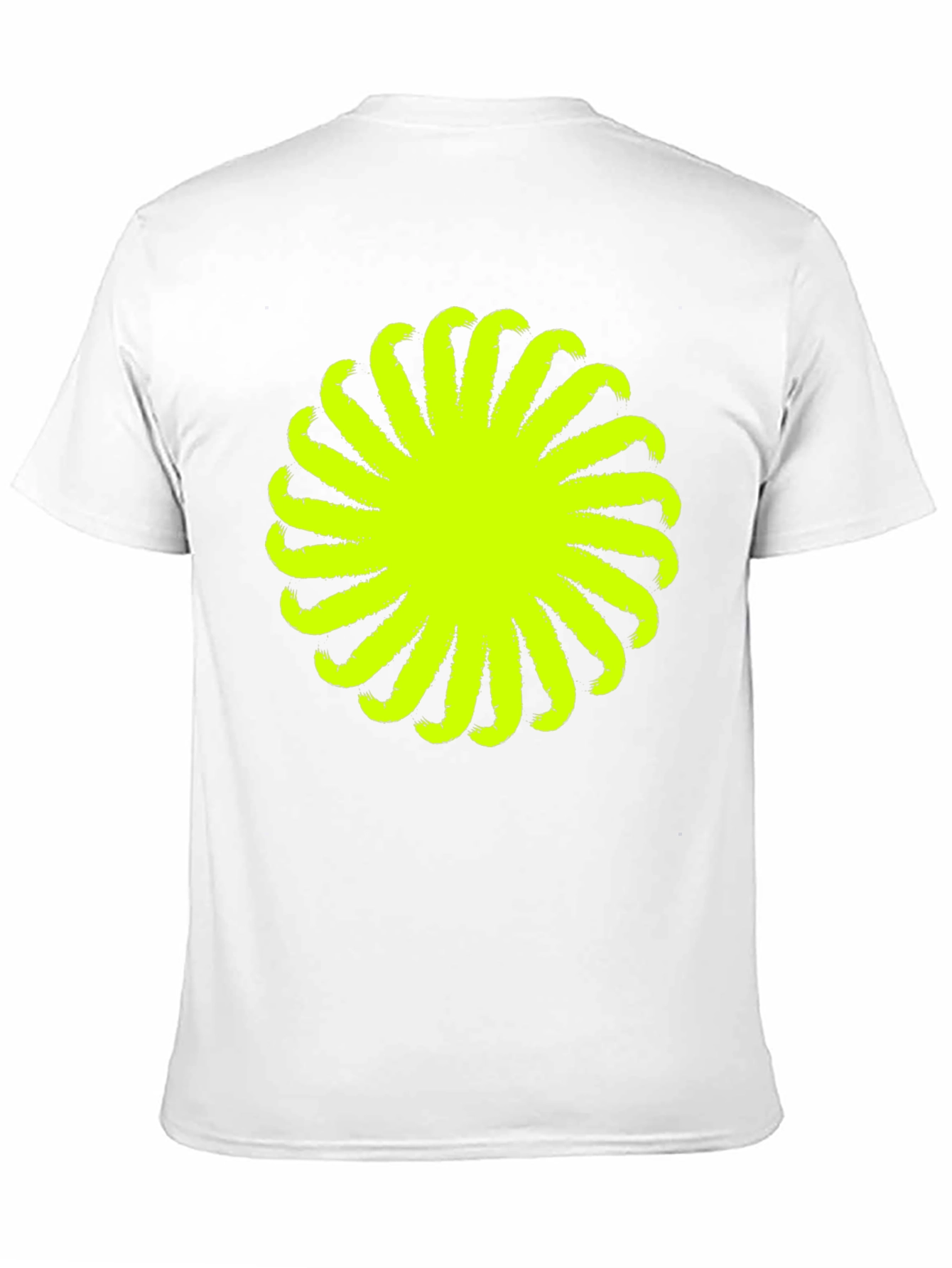 Abstract Graphic Tee - Bold Black Cotton T-Shirt