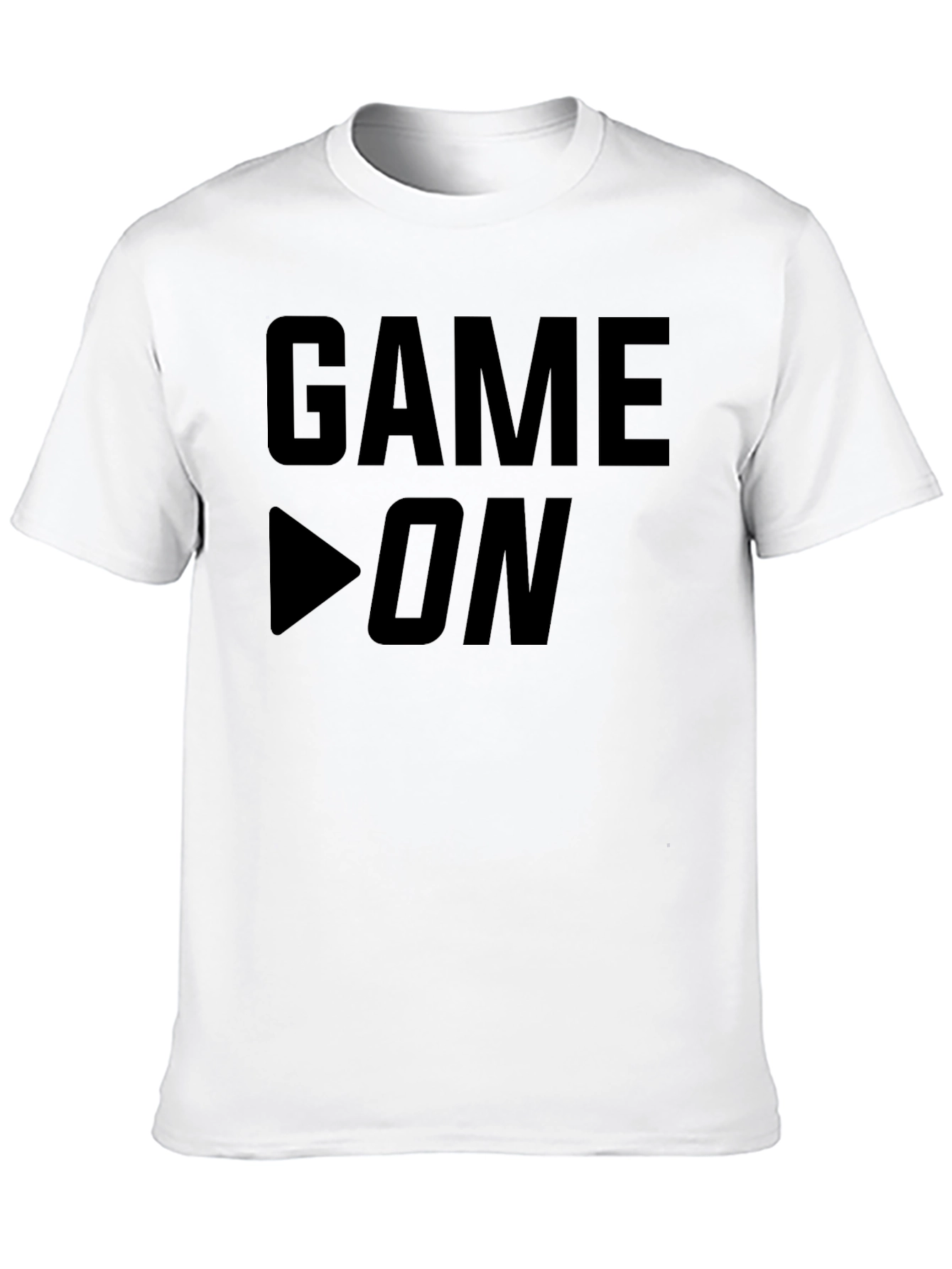 Game On Black Graphic Tee - Gamer Style