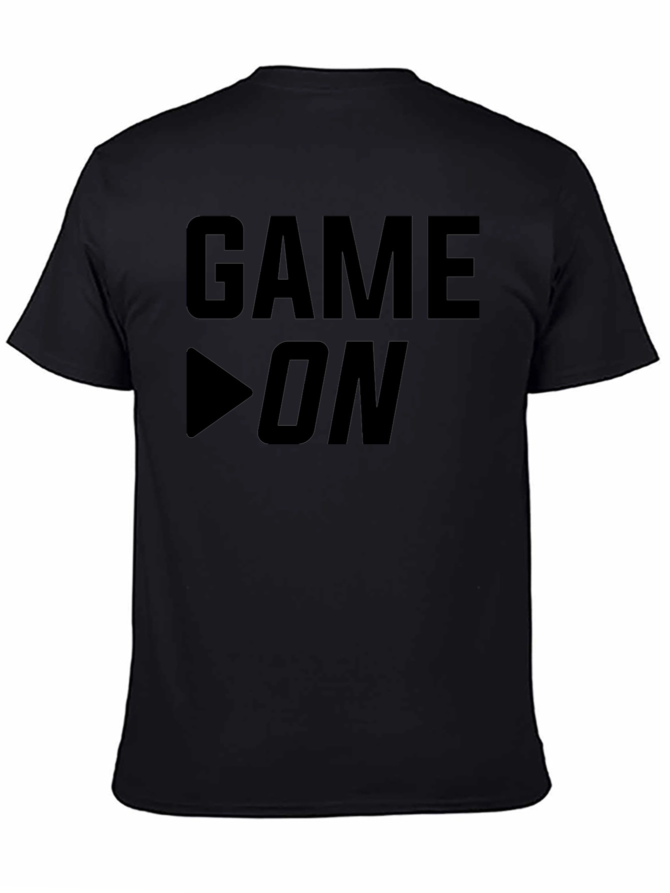 Game On Black Graphic Tee - Gamer Style