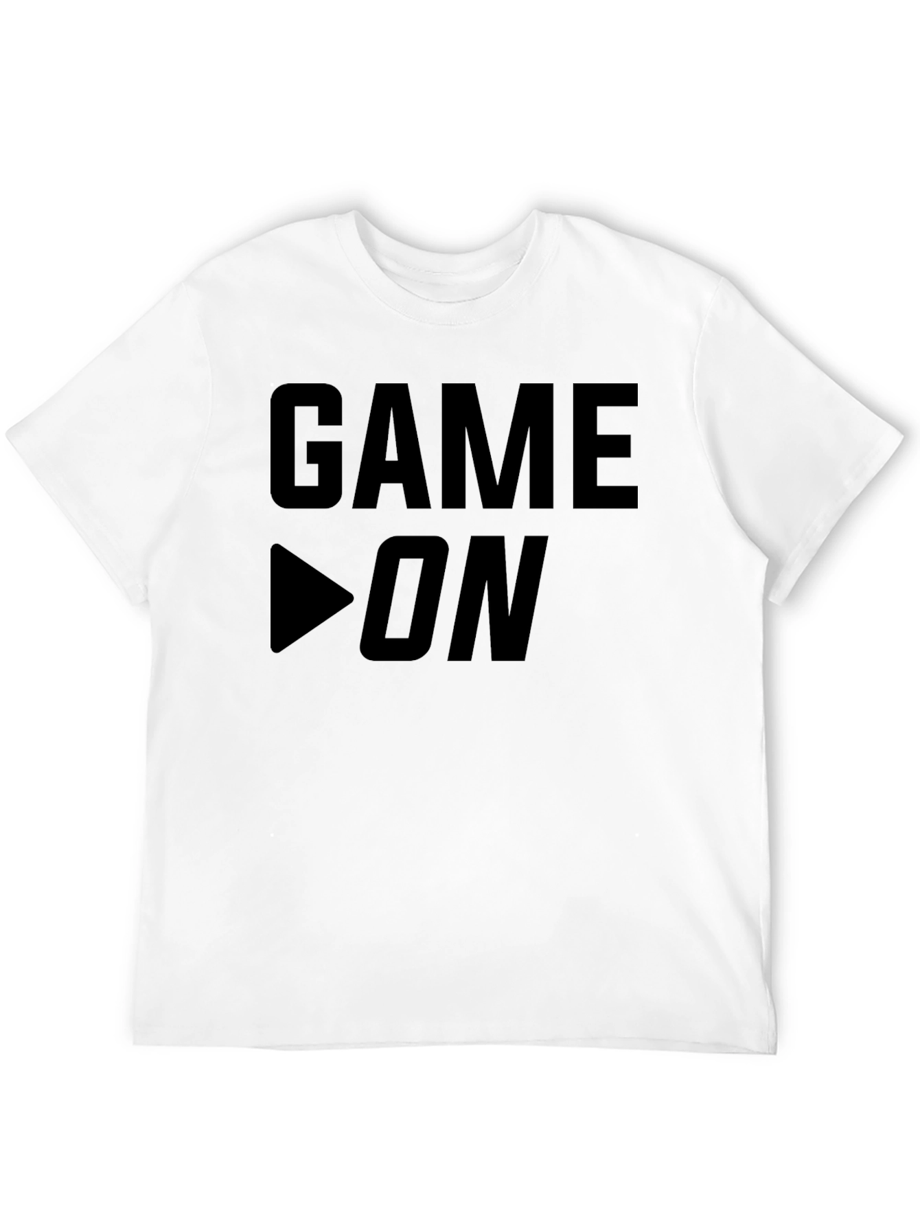 Game On Black Graphic Tee - Gamer Style