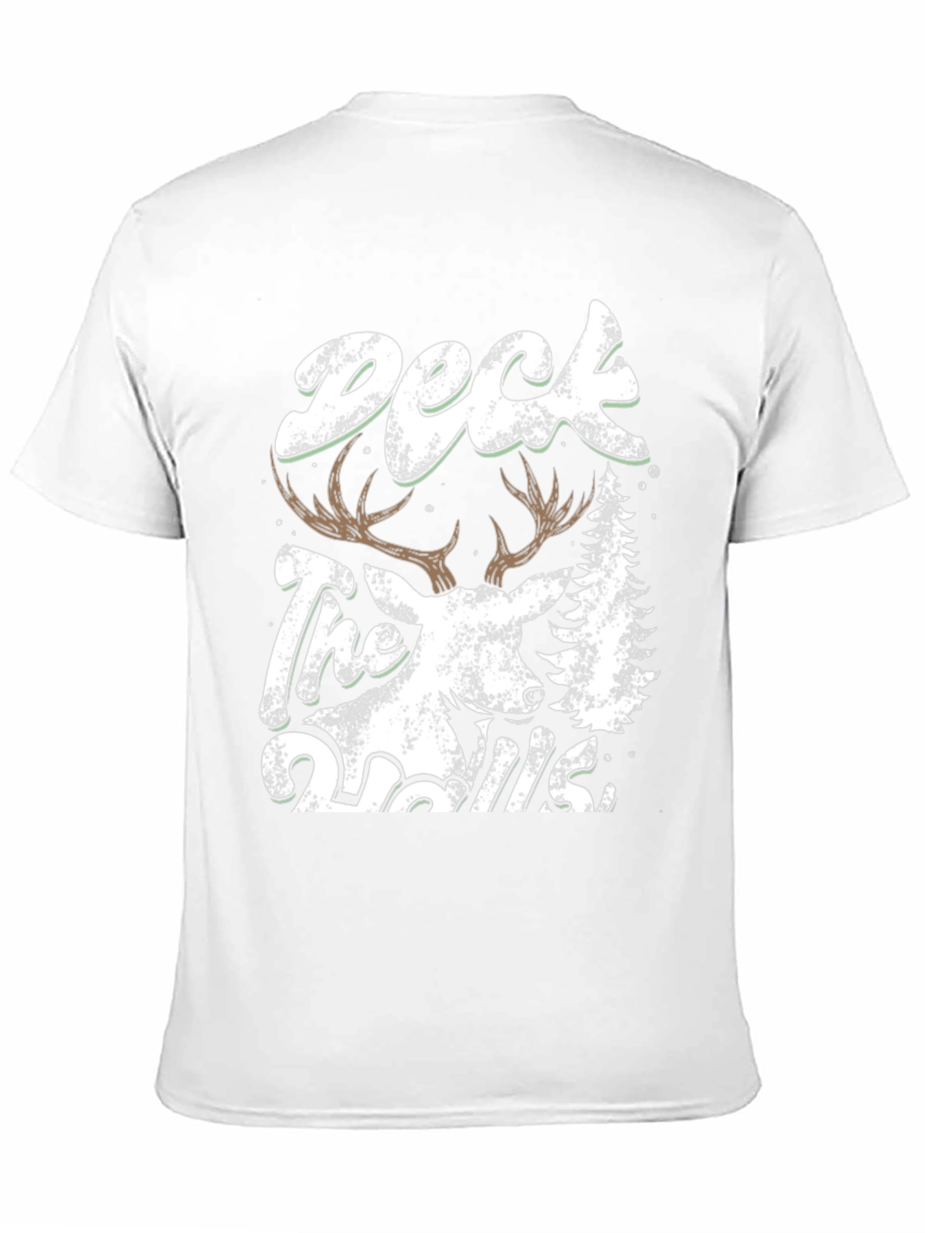Deck the Halls Deer Graphic T-Shirt