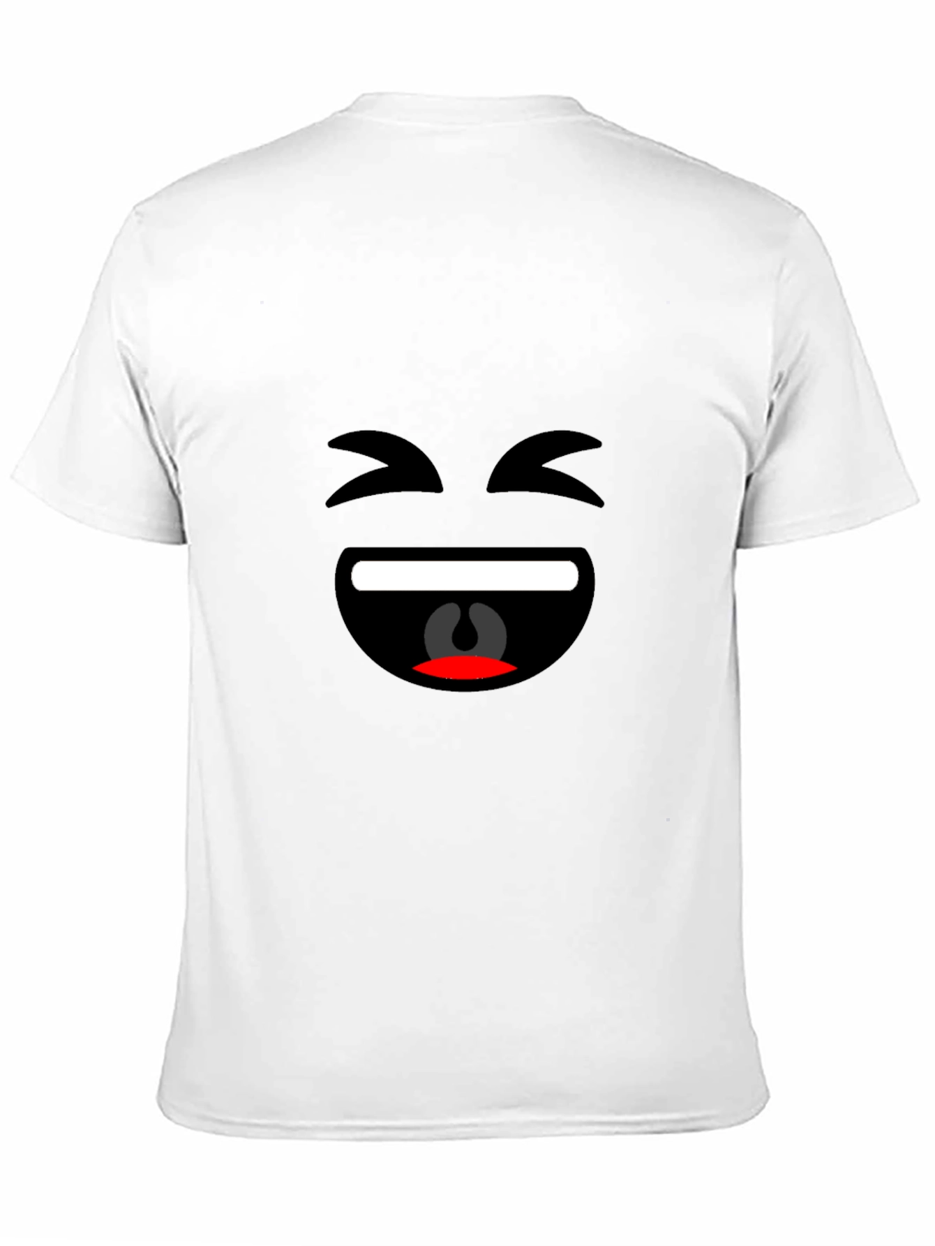 Laughing Emoji Black T-Shirt - Fun & Casual