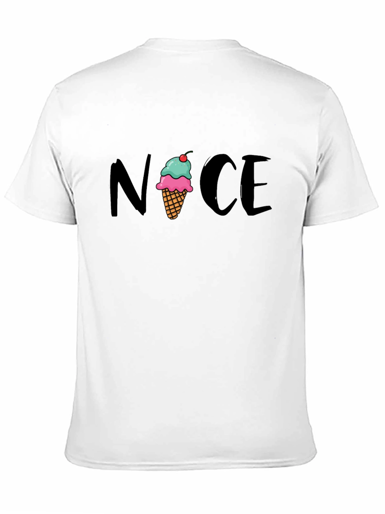 Nice Ice Cream Cone Graphic Tee