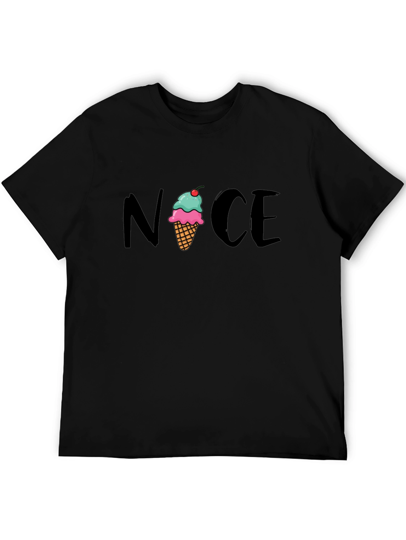 Nice Ice Cream Cone Graphic Tee