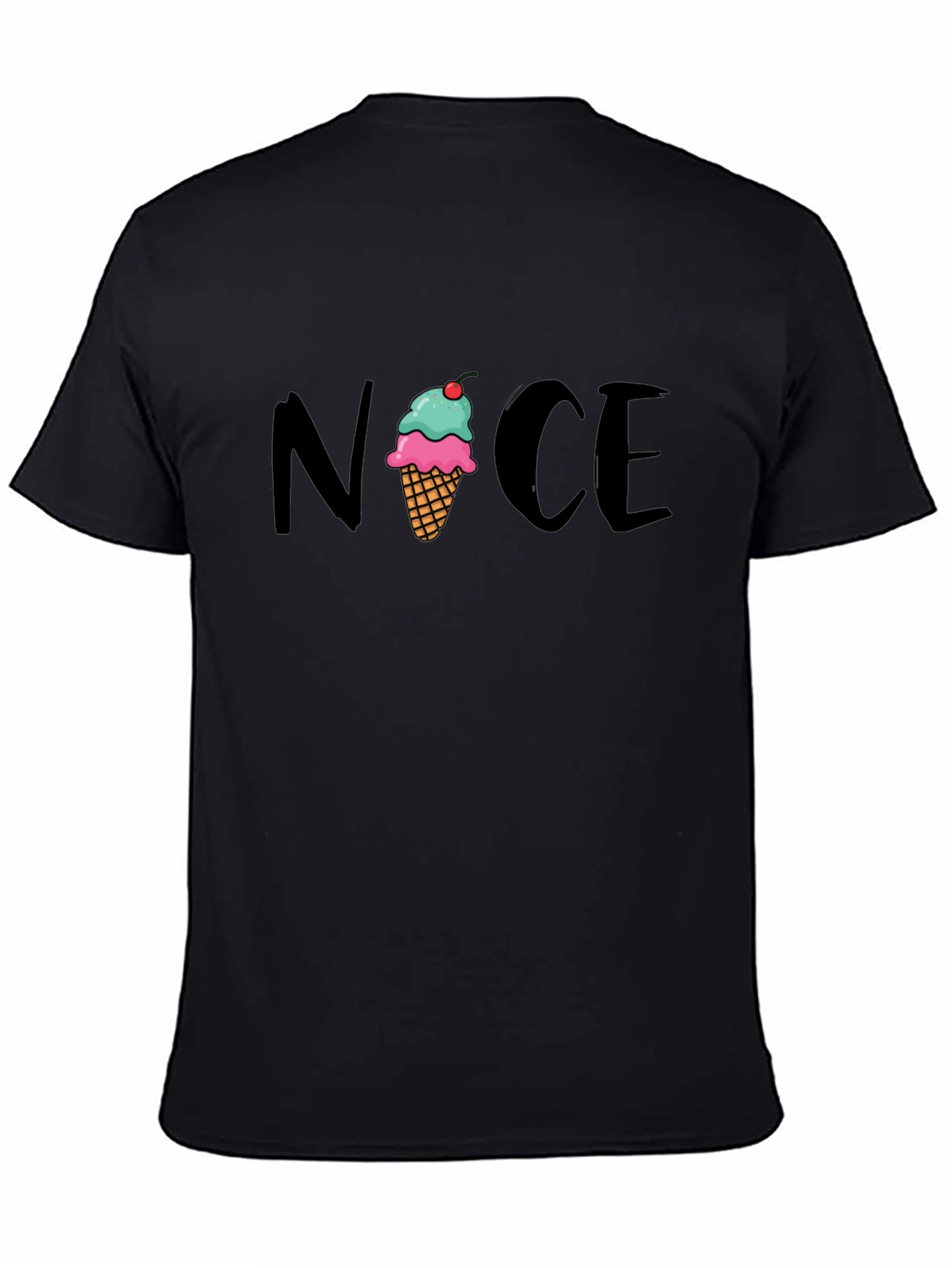 Nice Ice Cream Cone Graphic Tee