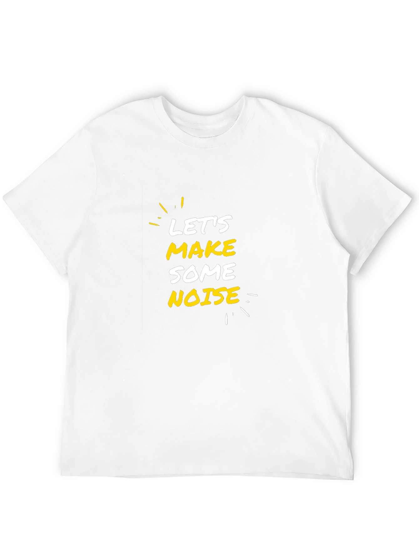Lets Make Some Noise Graphic Tee - Black T-Shirt