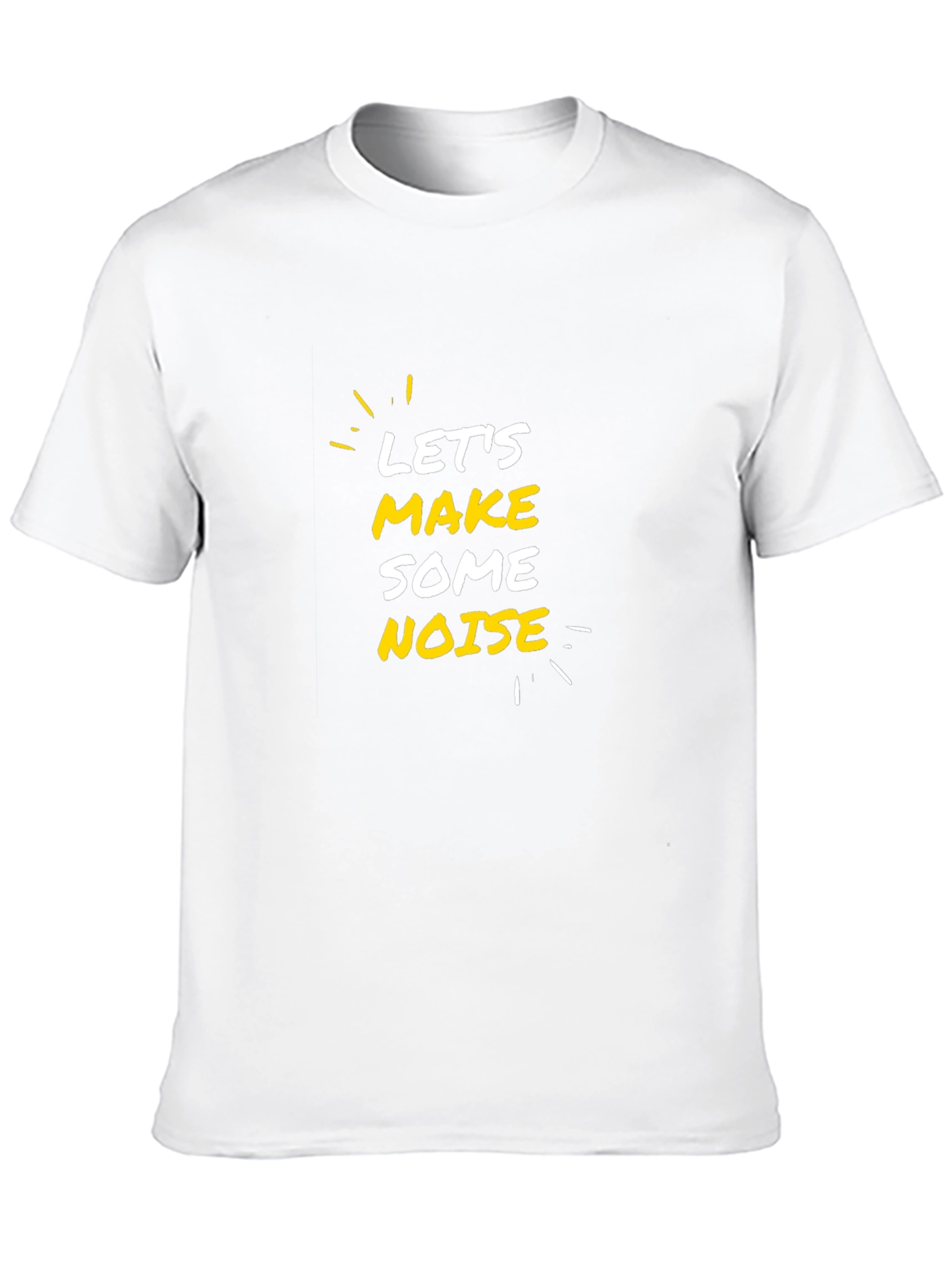 Lets Make Some Noise Graphic Tee - Black T-Shirt