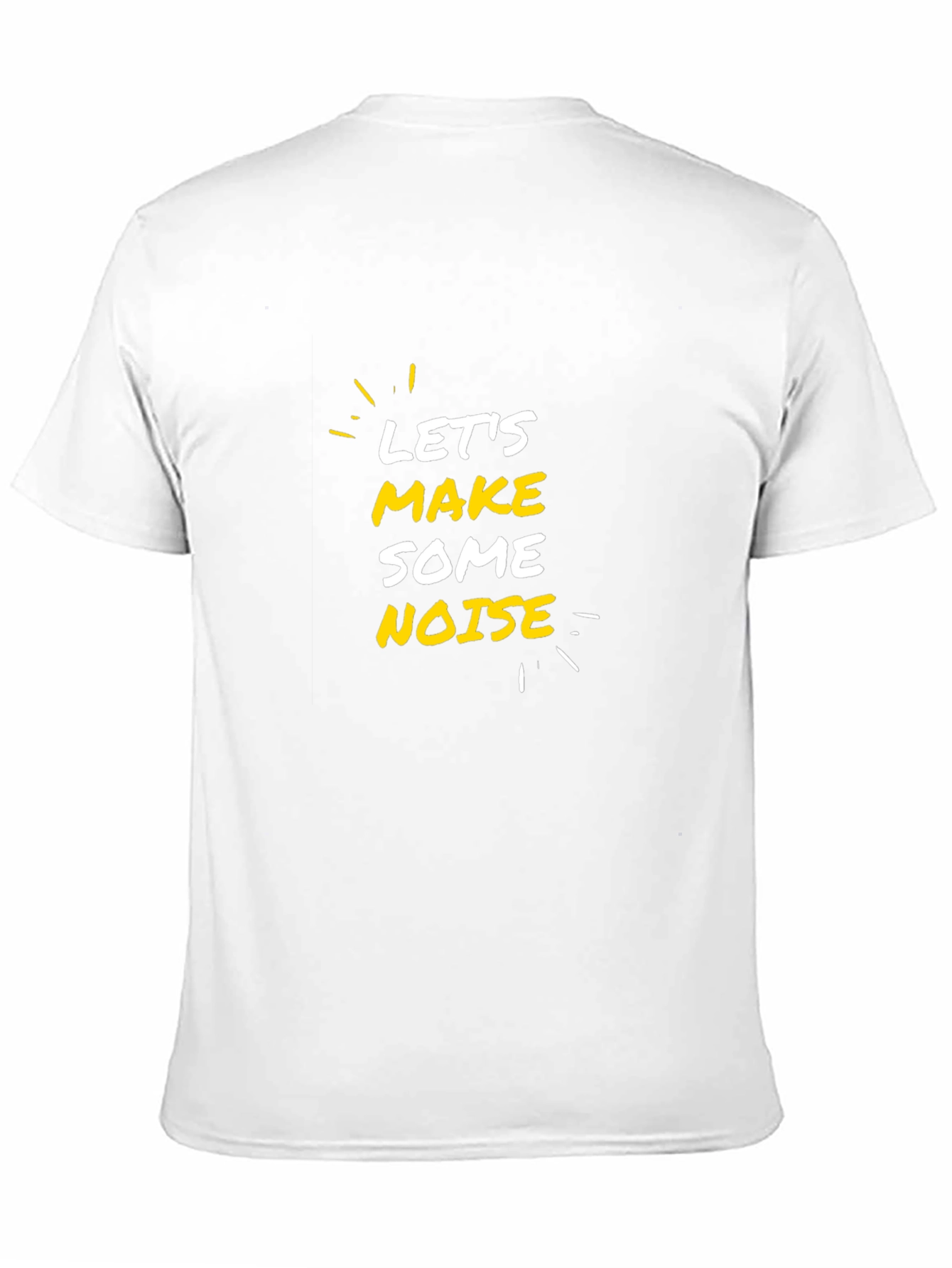 Lets Make Some Noise Graphic Tee - Black T-Shirt