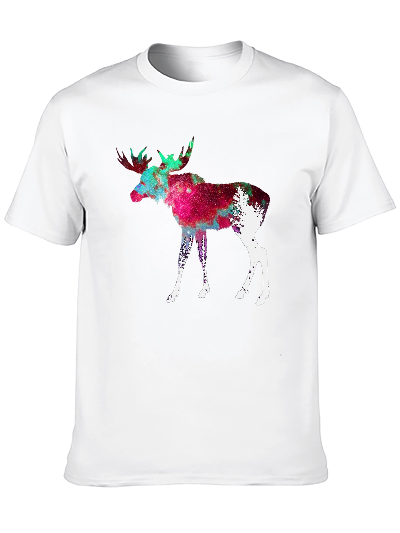 Cosmic Moose Graphic Tee - Black
