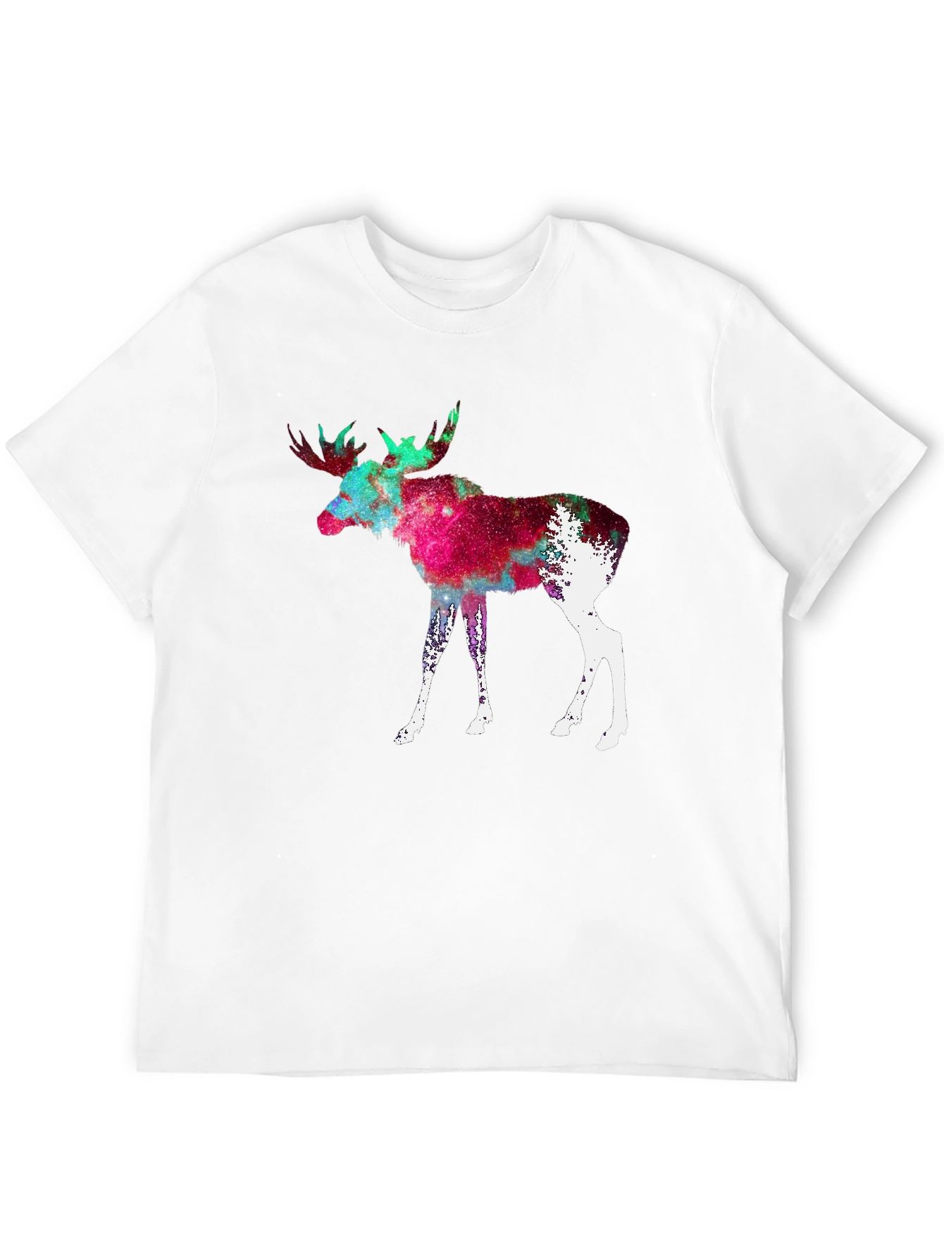 Cosmic Moose Graphic Tee - Black