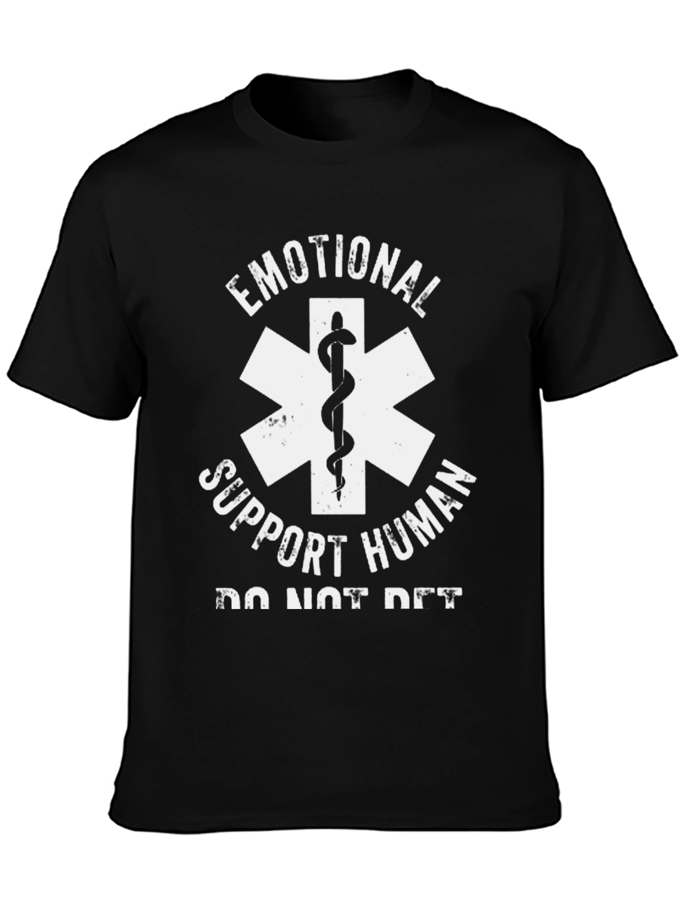 Emotional Support Human T-Shirt - Funny EMT Design