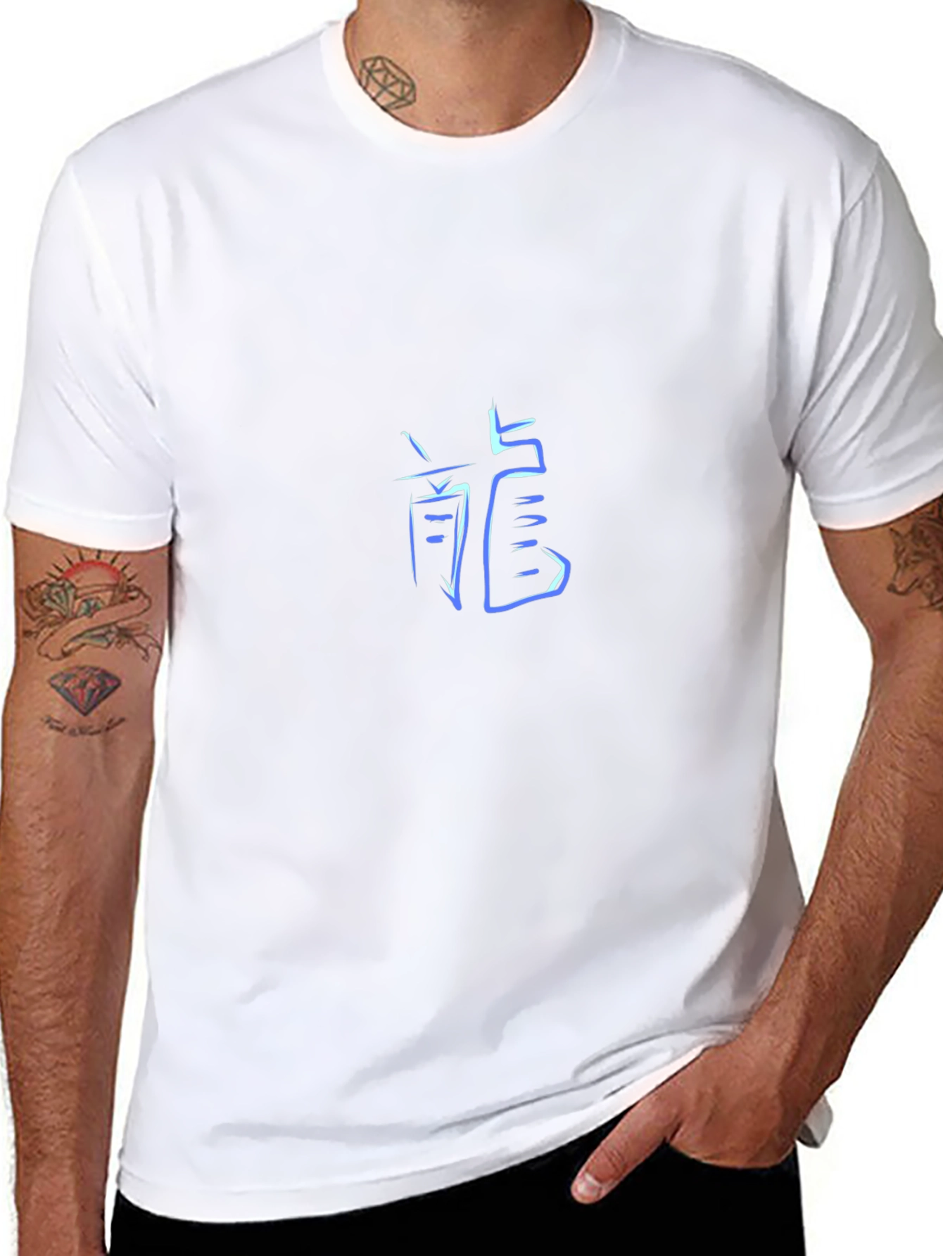 Dragon Character Black T-Shirt